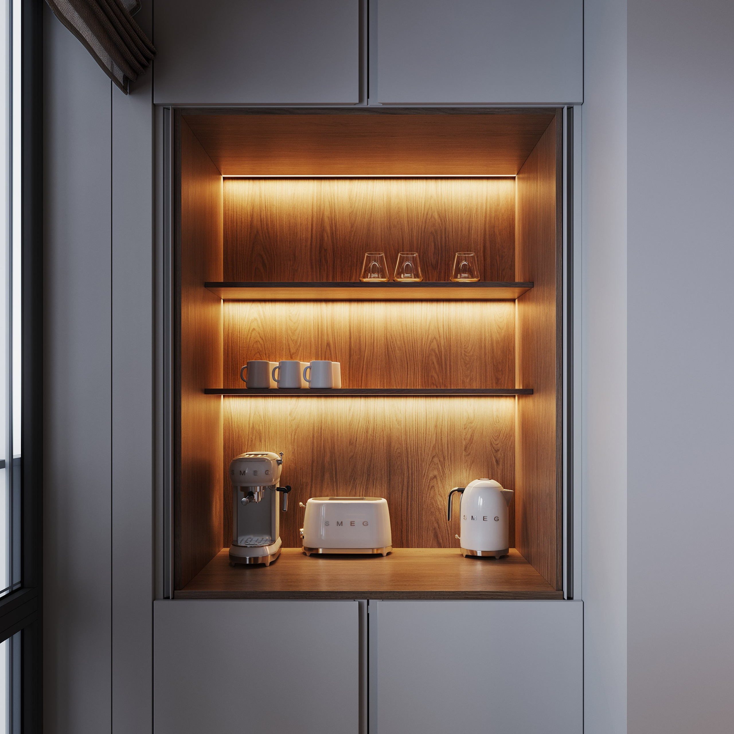 Большая семерка. Ans.render. Architectural visualisation studio