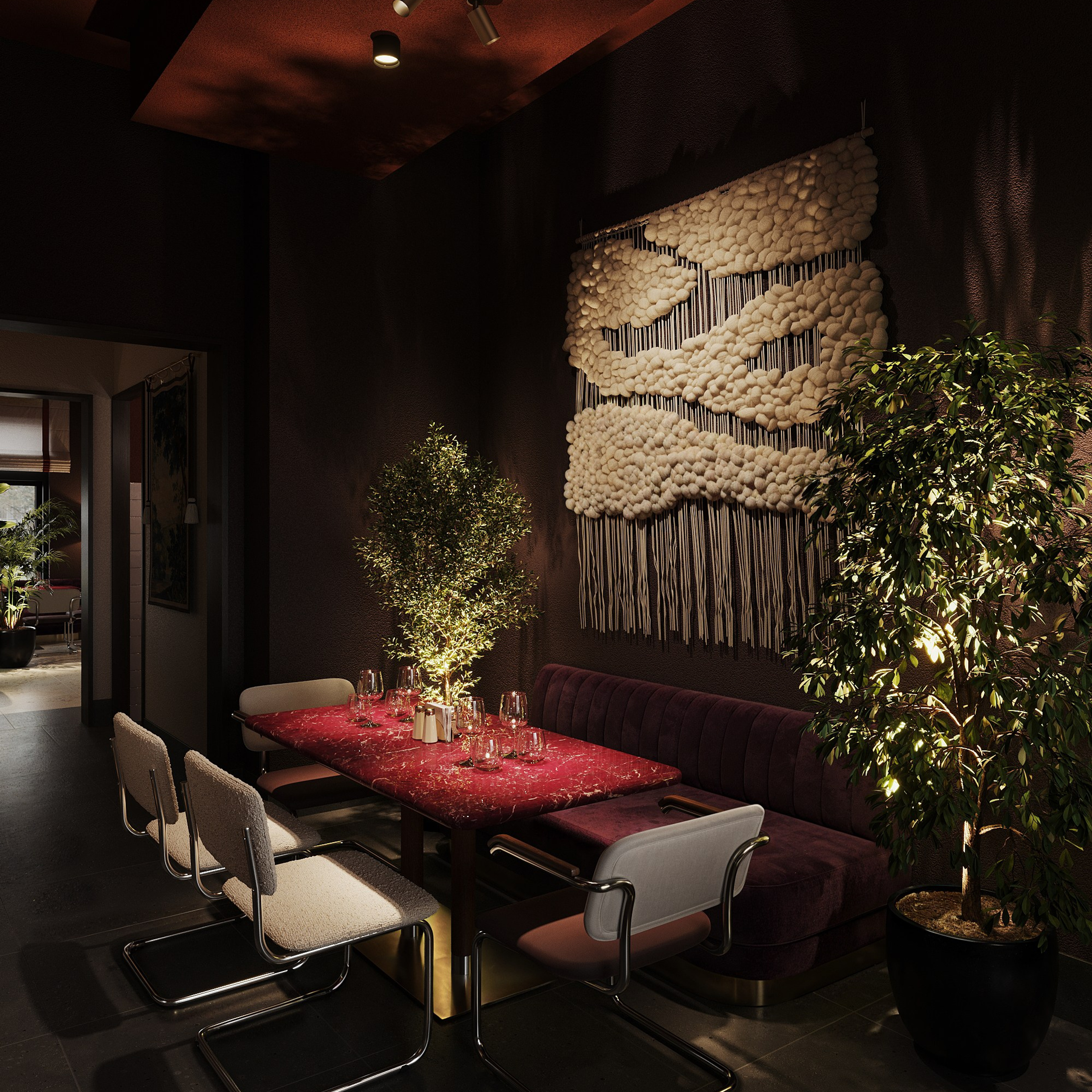 Ресторан Качуко. Ans.render. Студия архитектурной визуализации