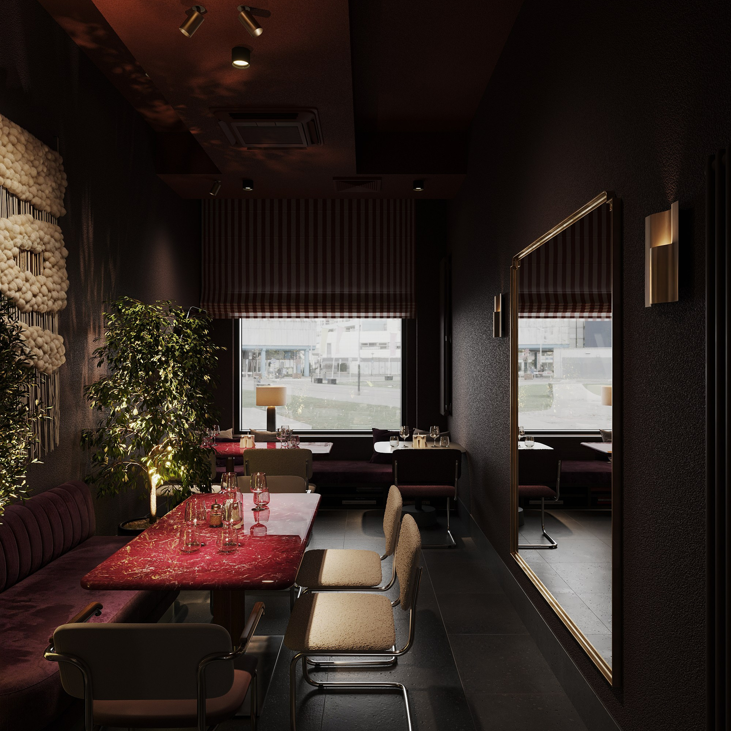 Ресторан Качуко. Ans.render. Студия архитектурной визуализации