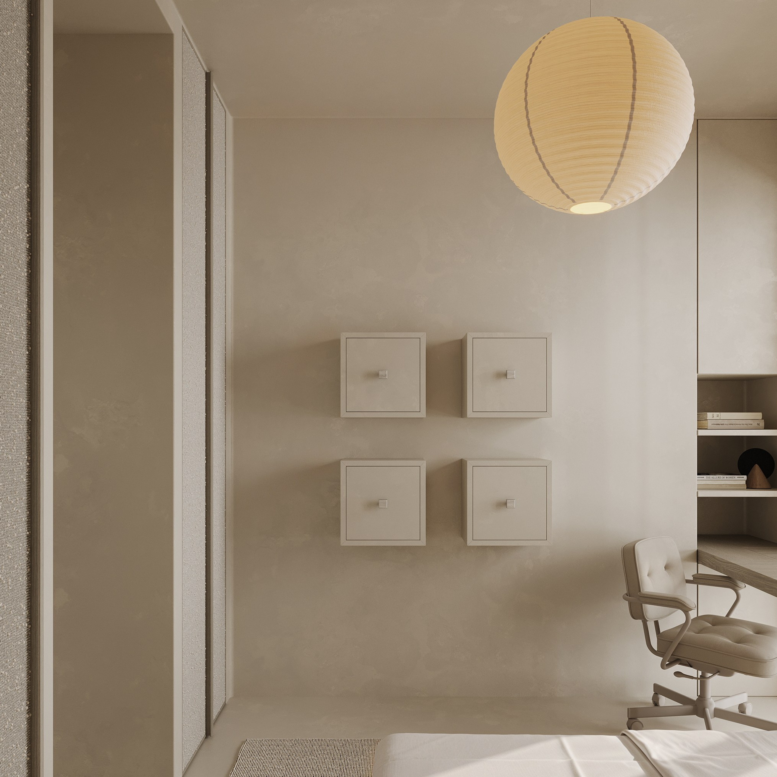 Casa Japandi. Ans.render. Студия архитектурной визуализации