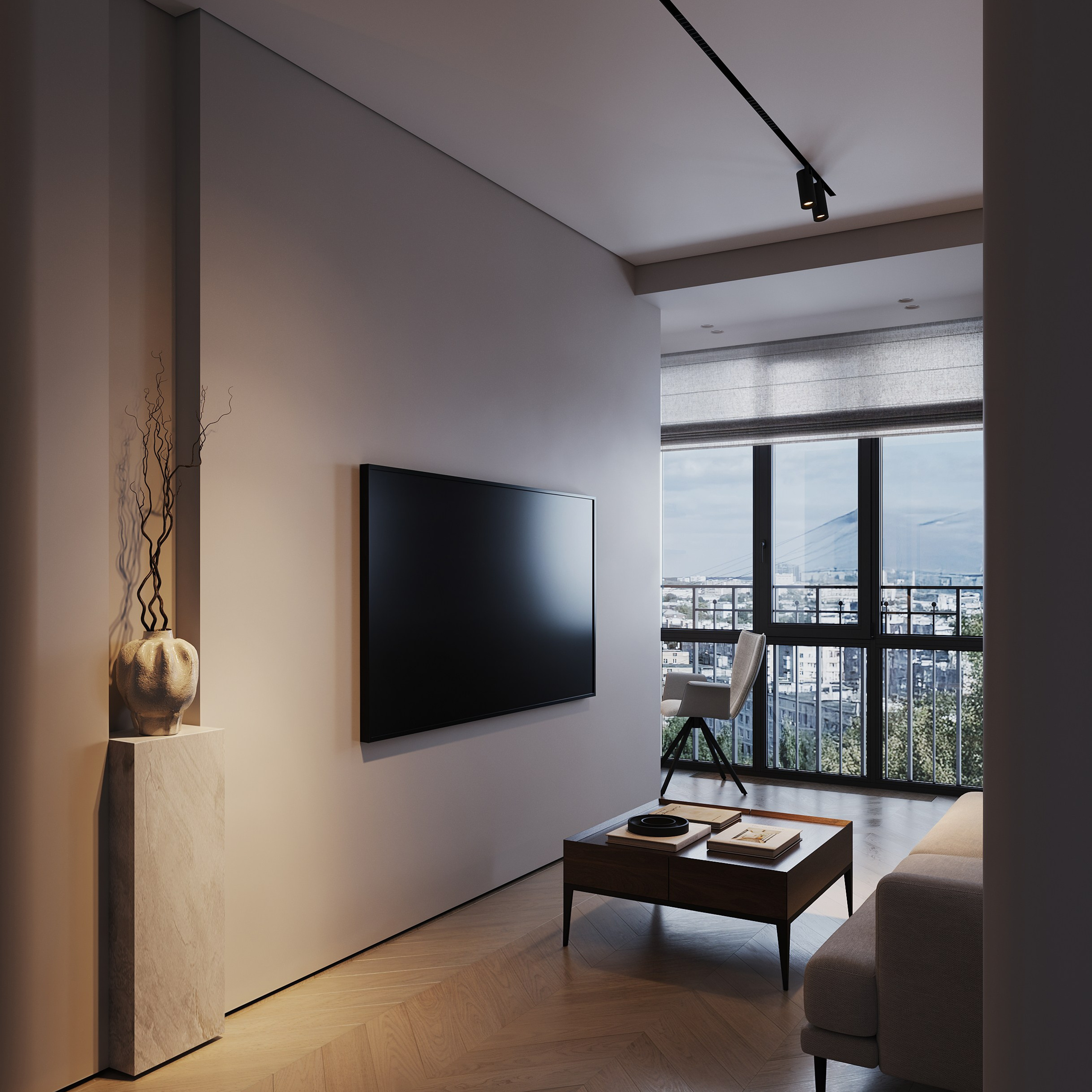 Большая семерка. Ans.render. Architectural visualisation studio