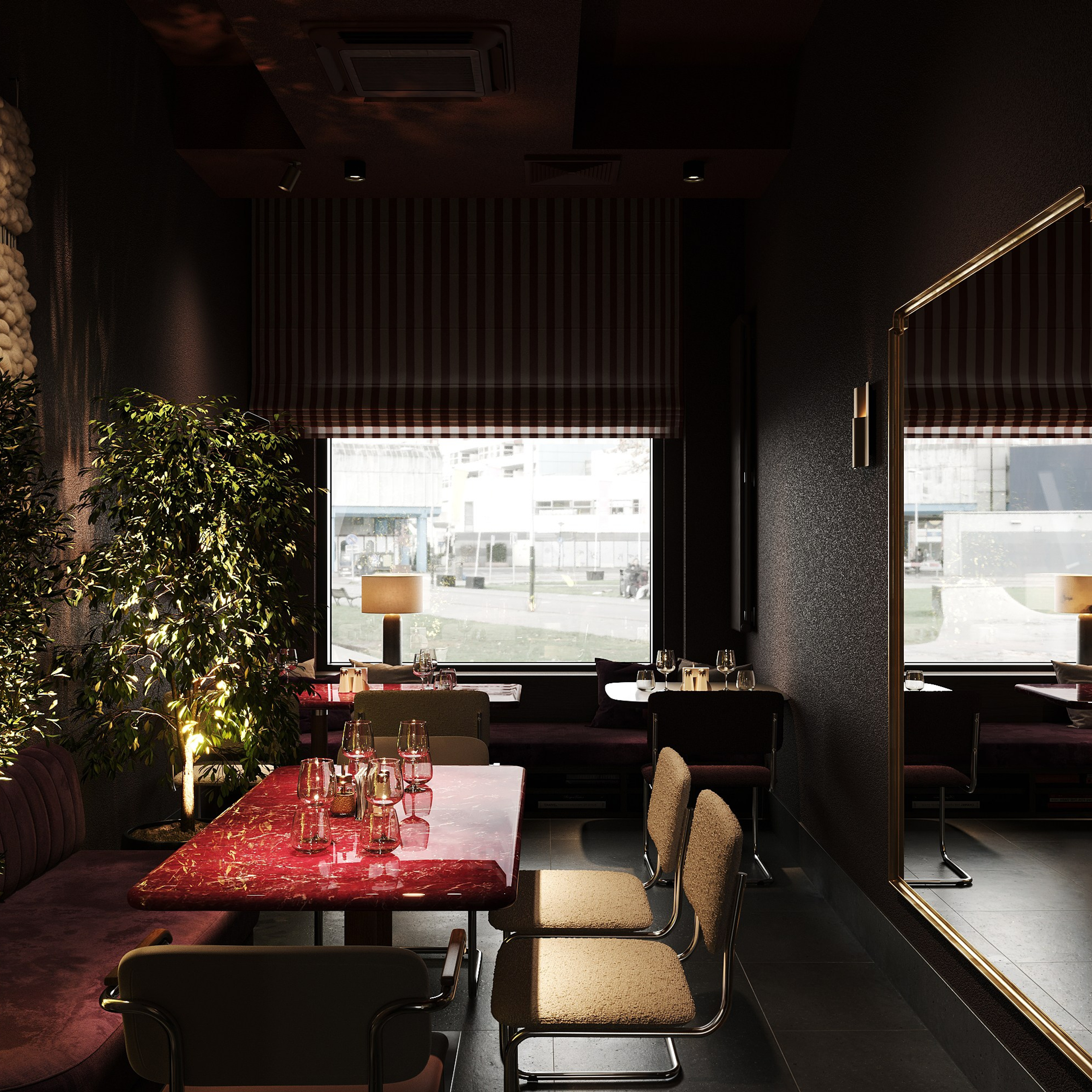 Ресторан Качуко. Ans.render. Студия архитектурной визуализации