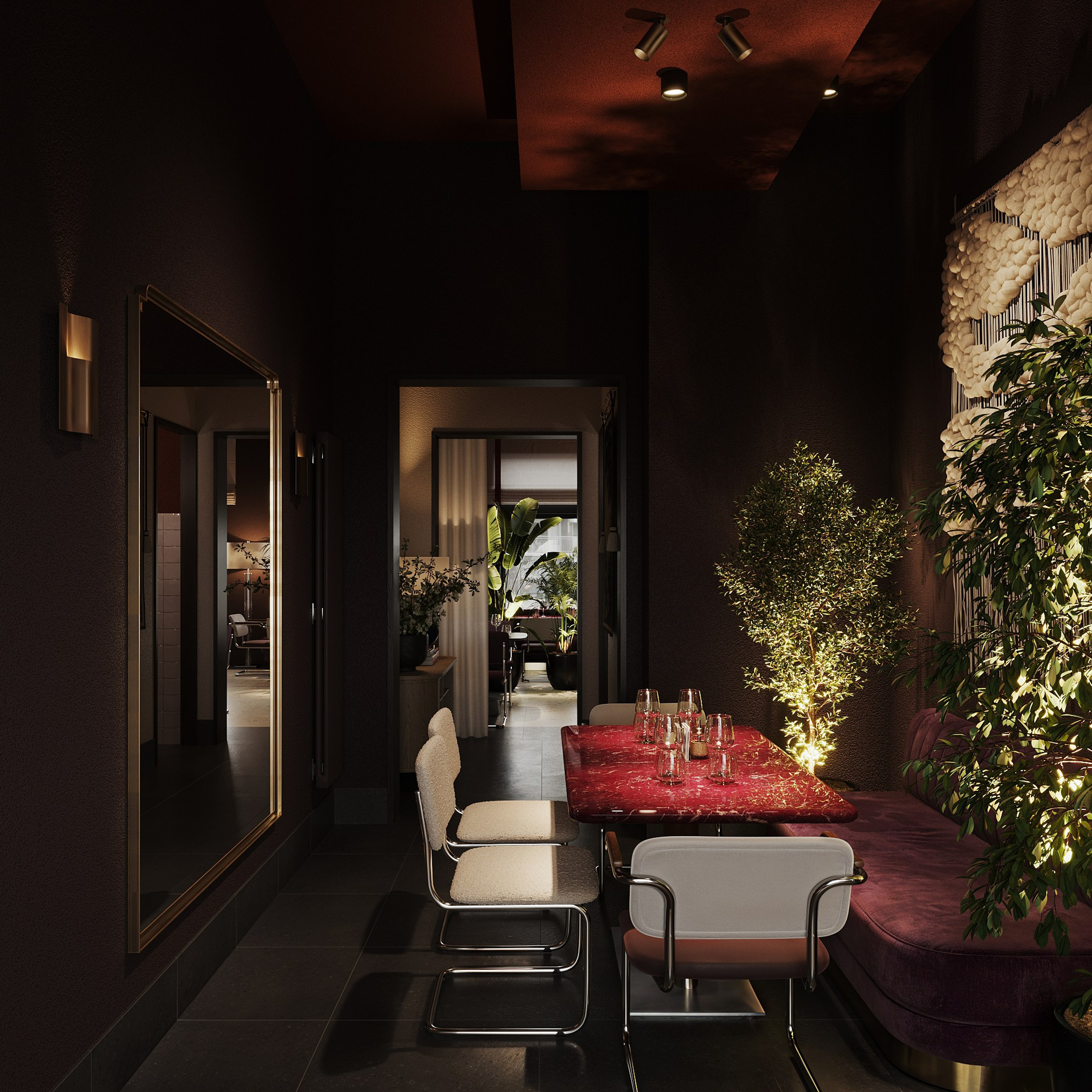 Ресторан Качуко. Ans.render. Студия архитектурной визуализации