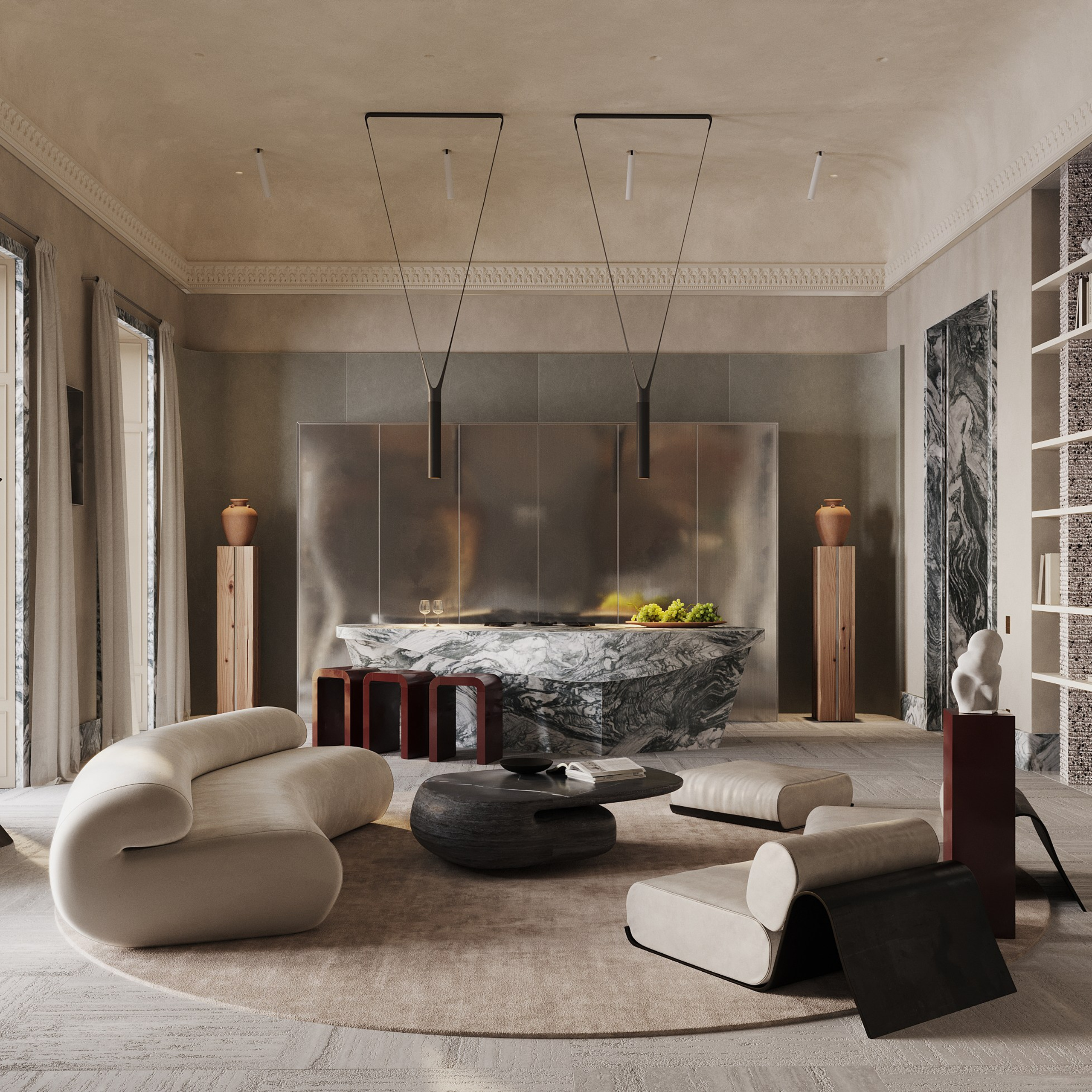 Villa Milano. Ans.render. Студия архитектурной визуализации