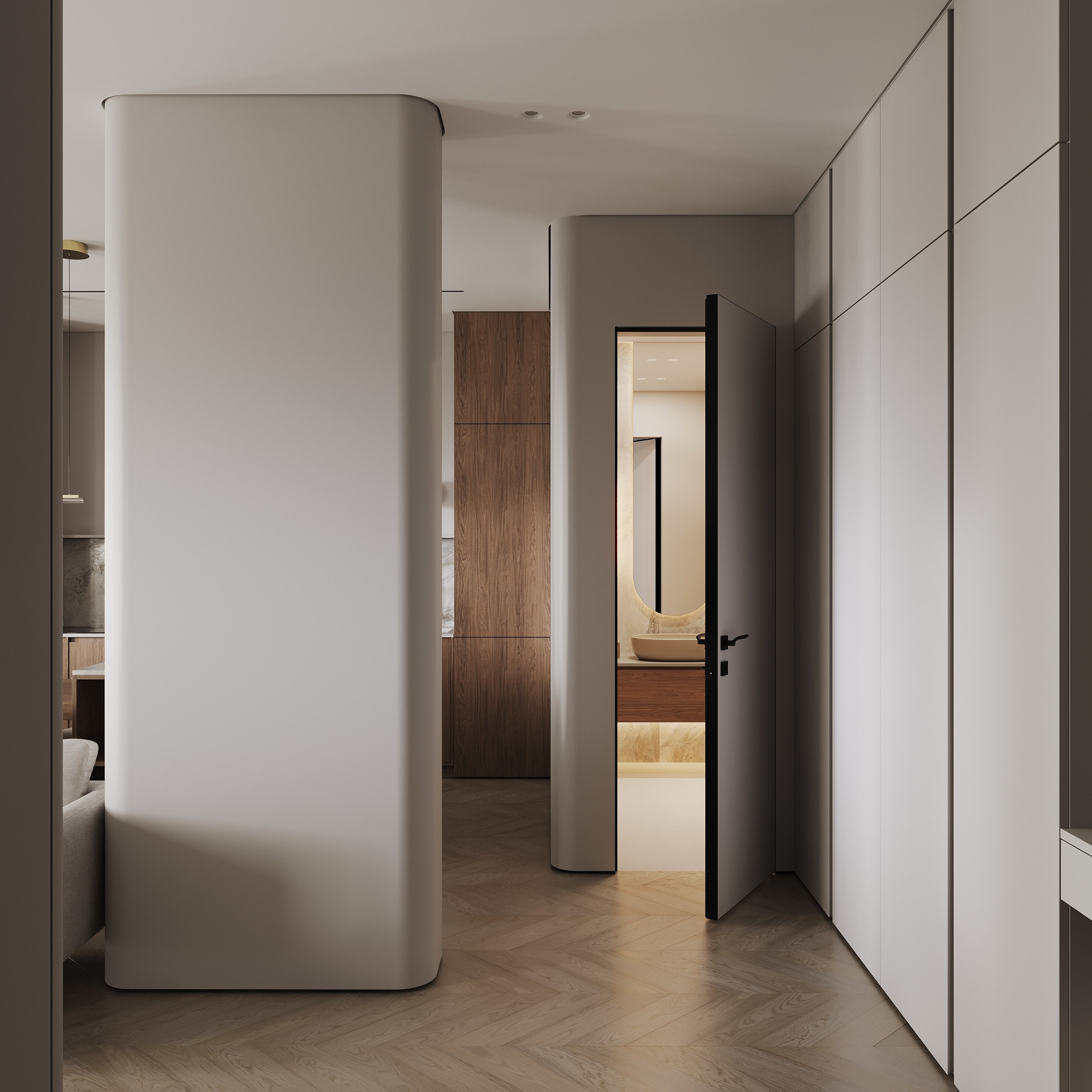 Большая семерка. Ans.render. Architectural visualisation studio