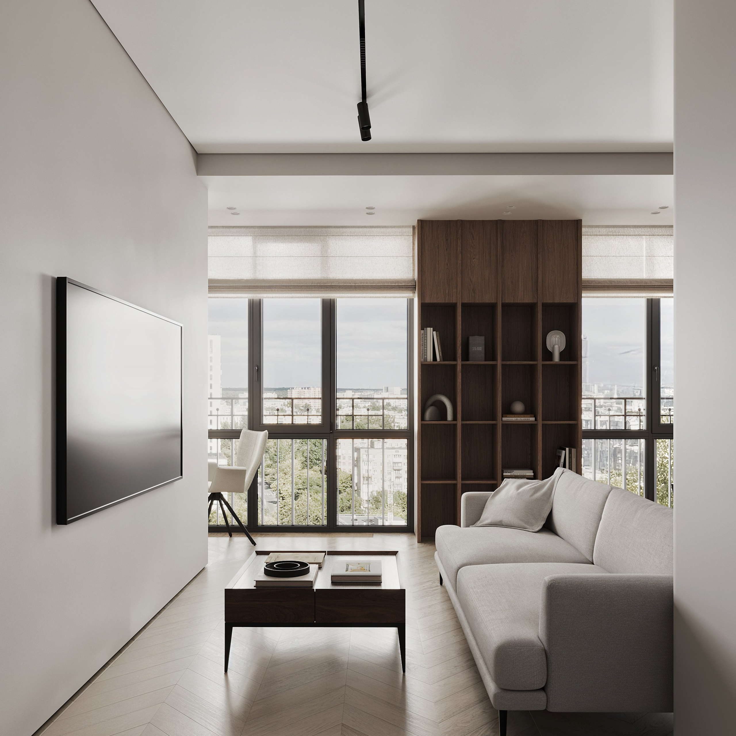Большая семерка. Ans.render. Architectural visualisation studio