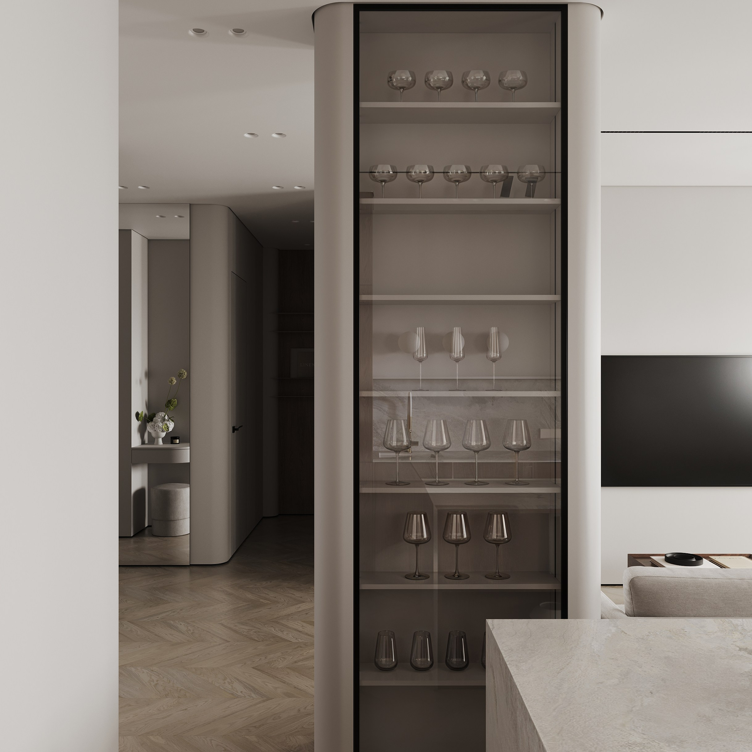 Большая семерка. Ans.render. Architectural visualisation studio