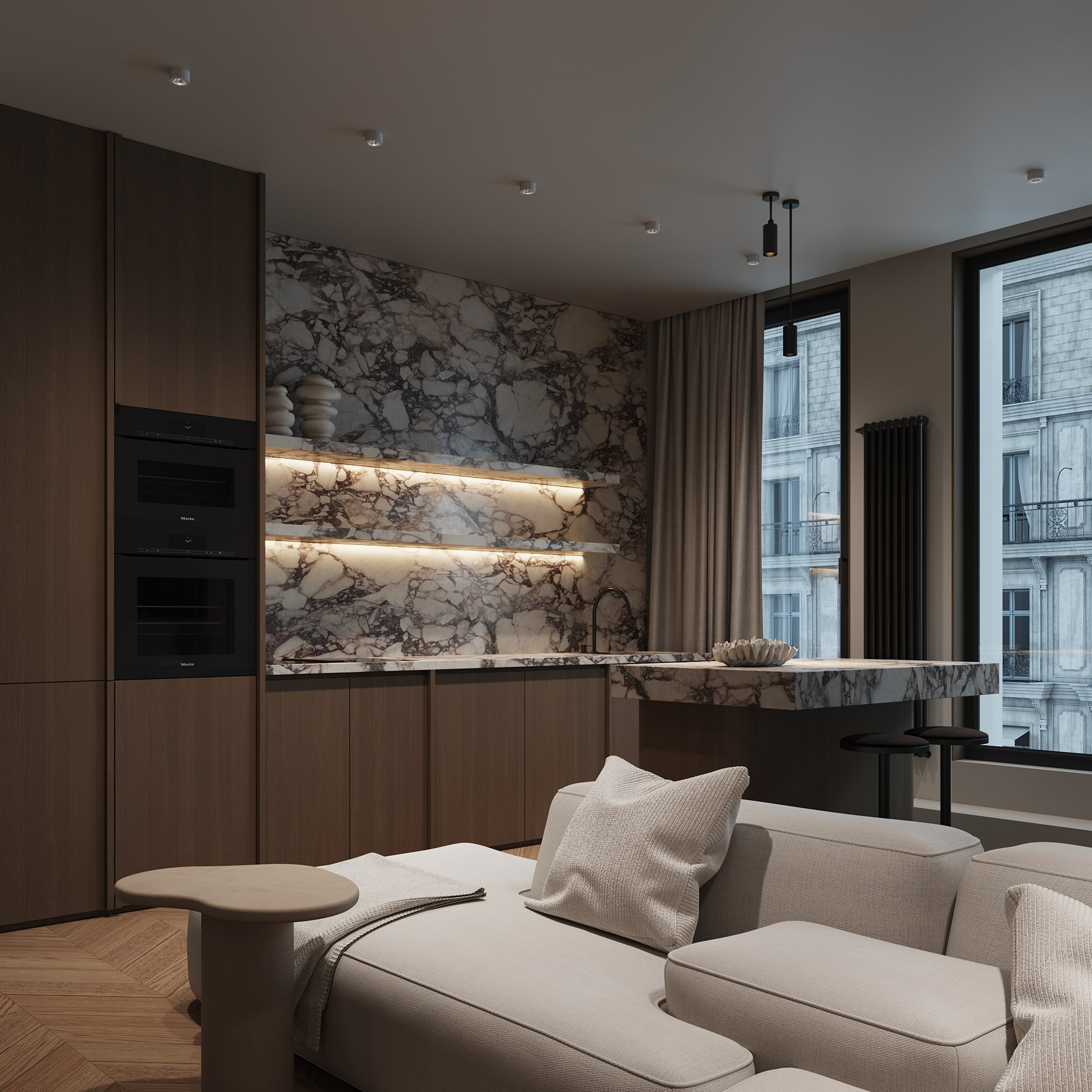 Малая Франция. Ans.render. Студия архитектурной визуализации