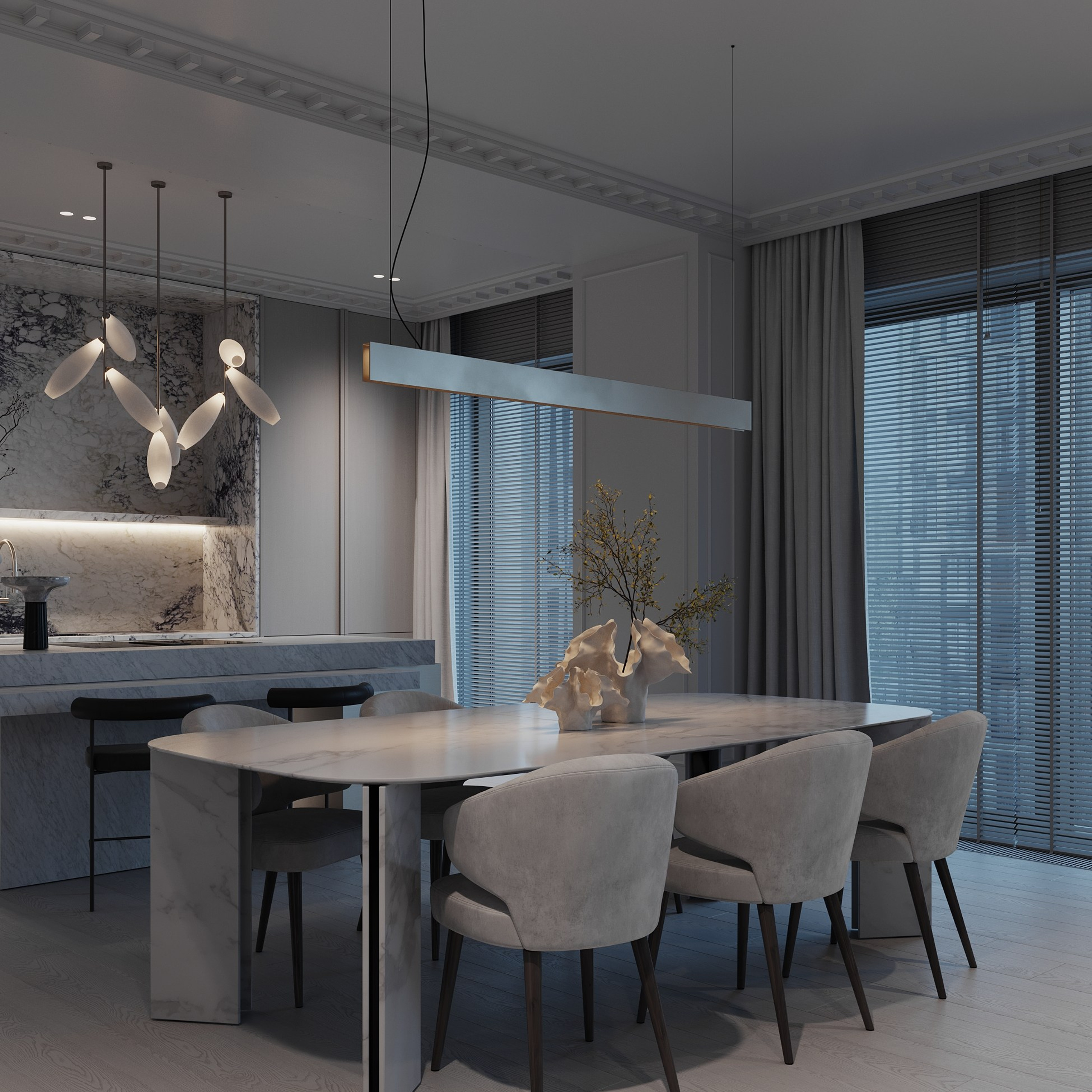 Садовые кварталы QR. Ans.render. Студия архитектурной визуализации