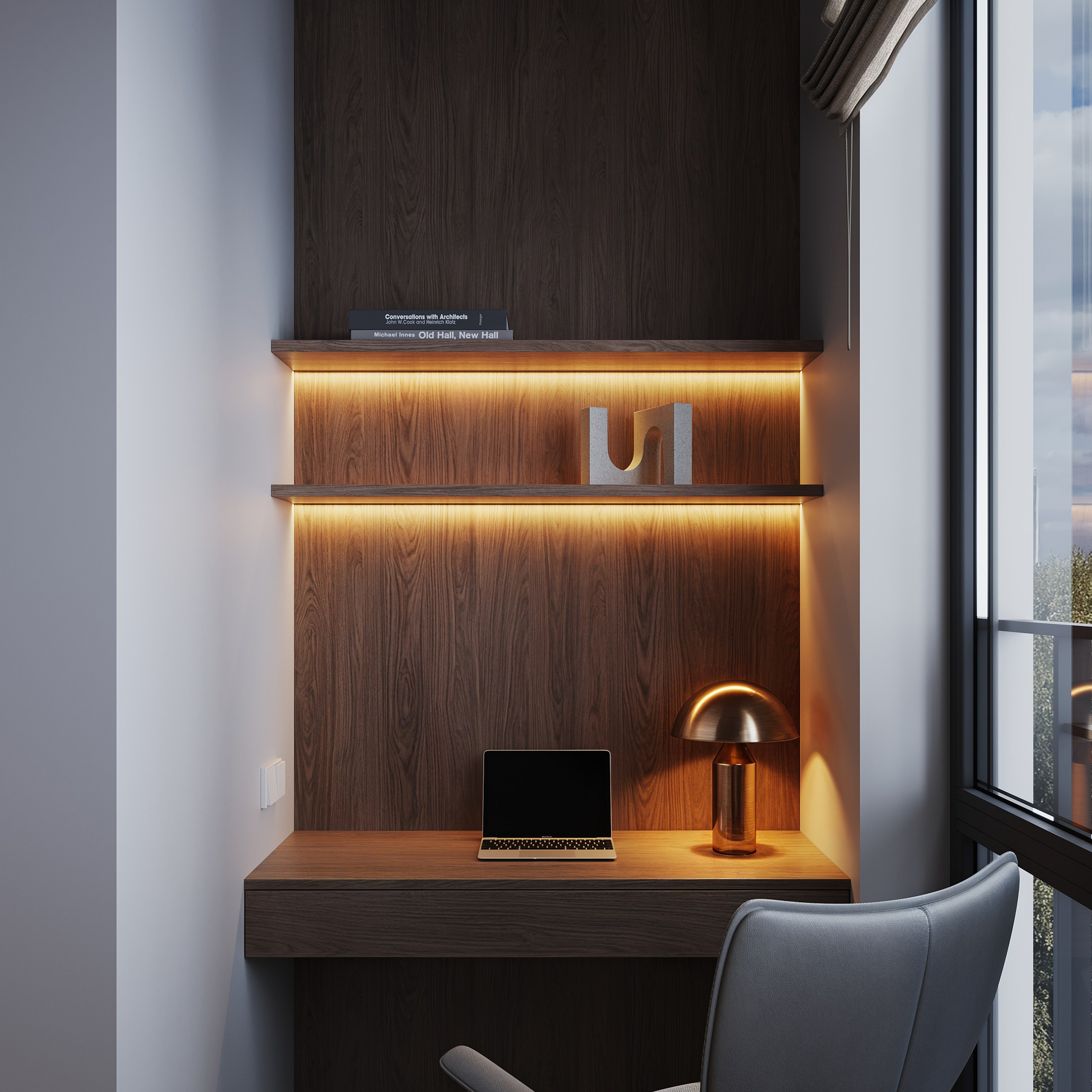 Большая семерка. Ans.render. Architectural visualisation studio