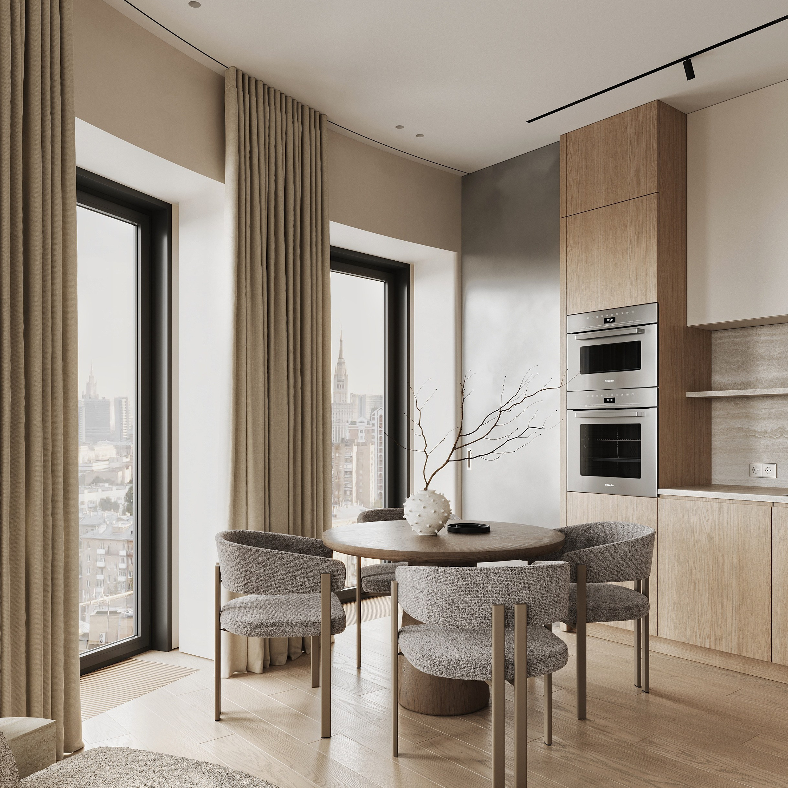 Sky View. Анс.рендер. Студия архитектурной визуализации