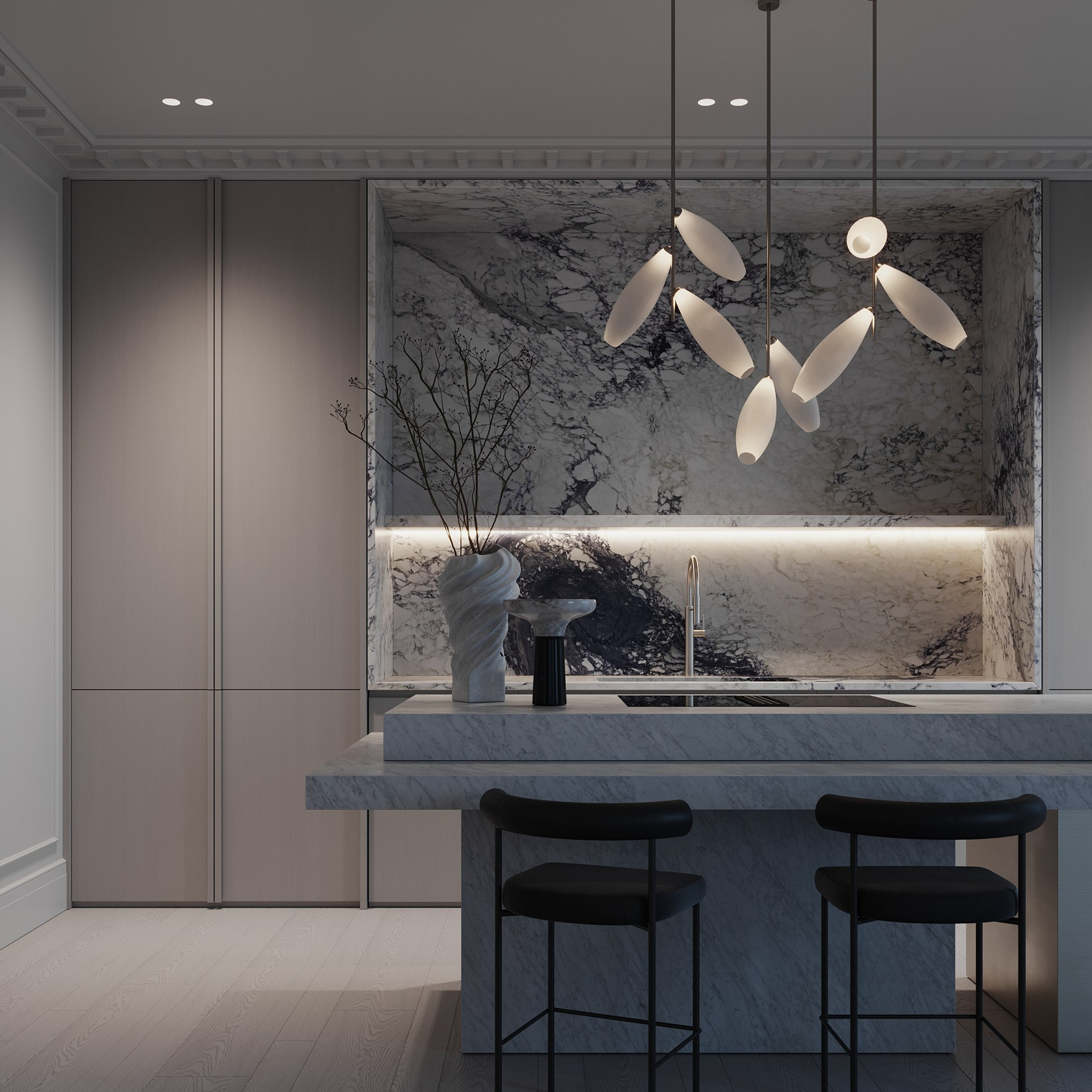 Садовые кварталы QR. Ans.render. Студия архитектурной визуализации