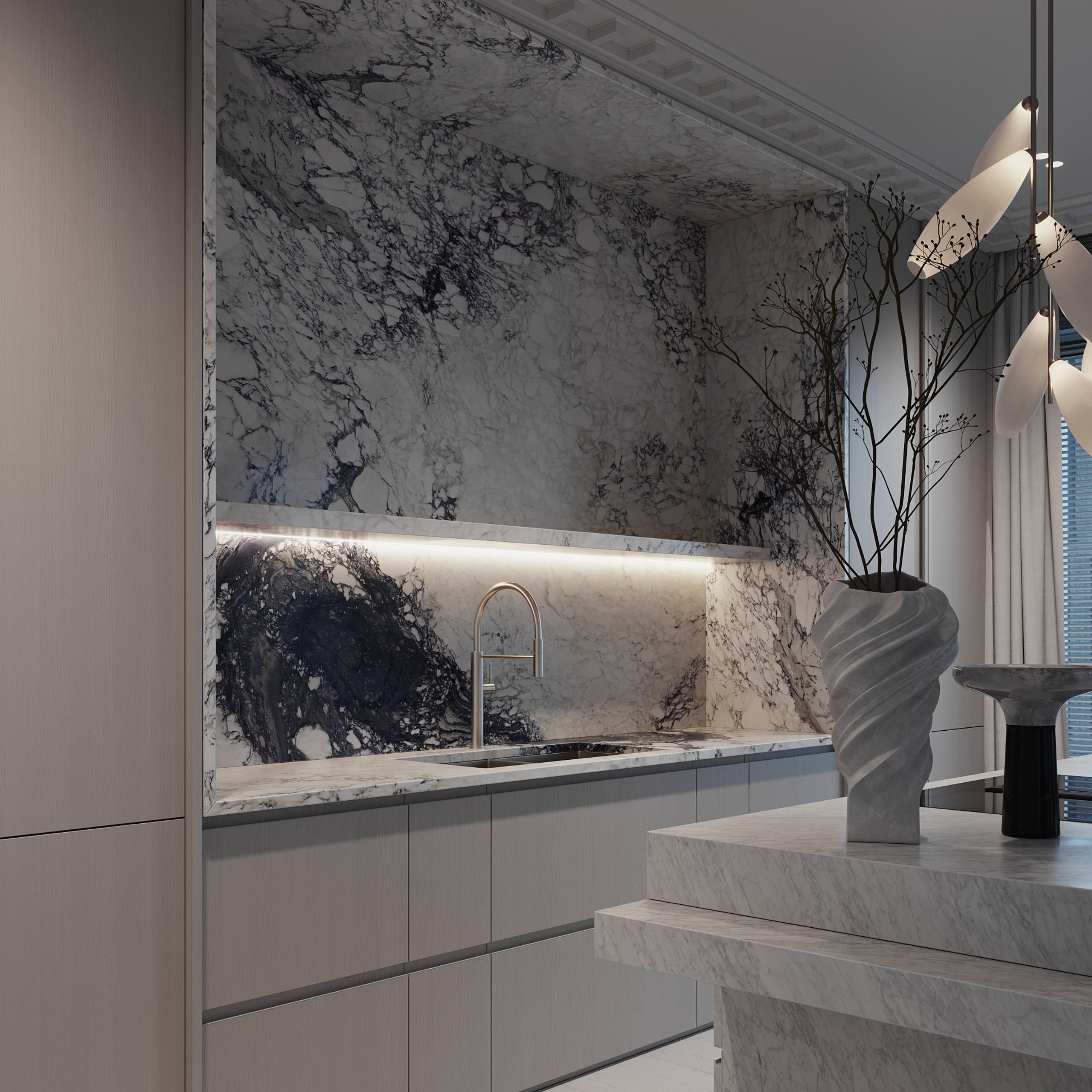 Садовые кварталы QR. Ans.render. Студия архитектурной визуализации