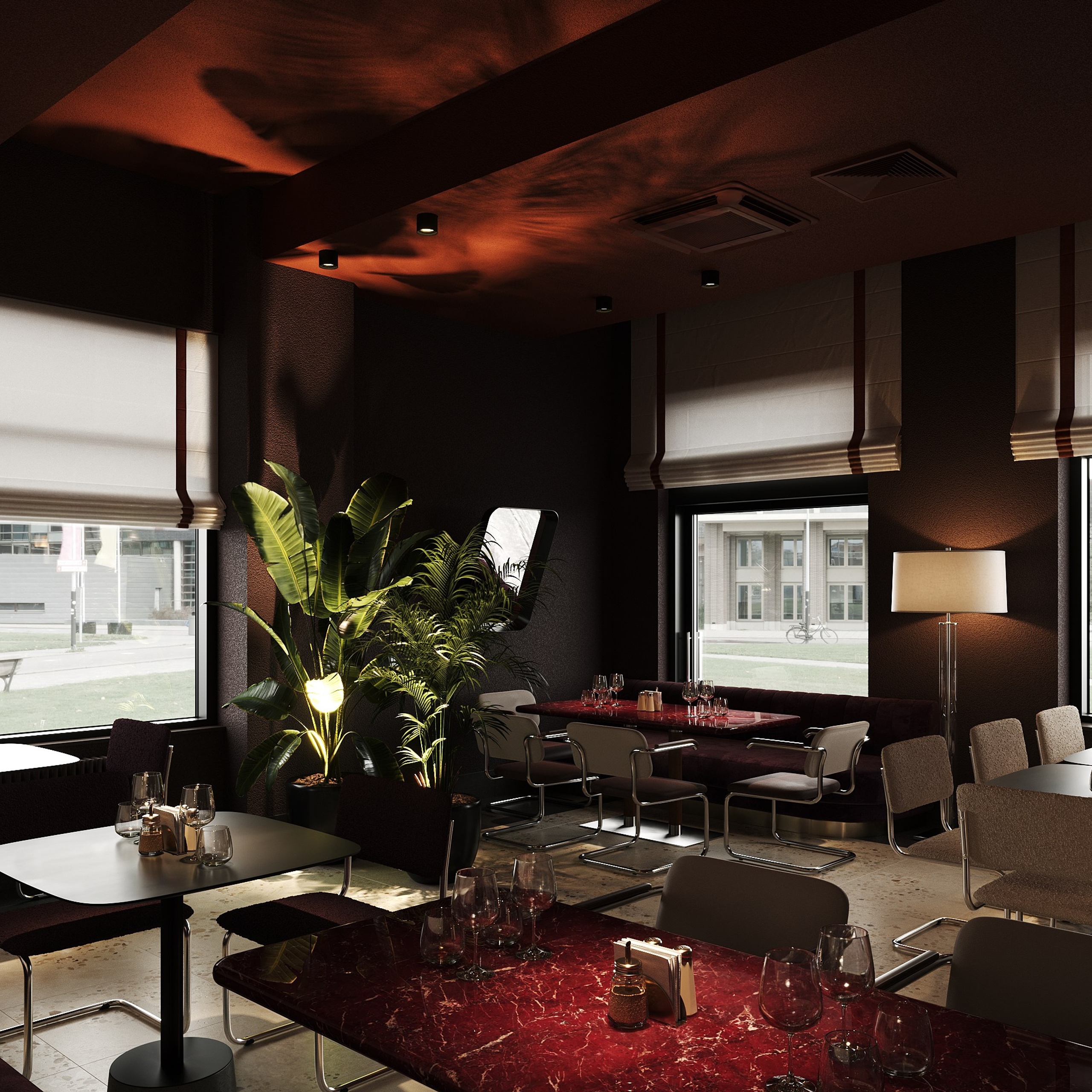 Ресторан Качуко. Ans.render. Студия архитектурной визуализации