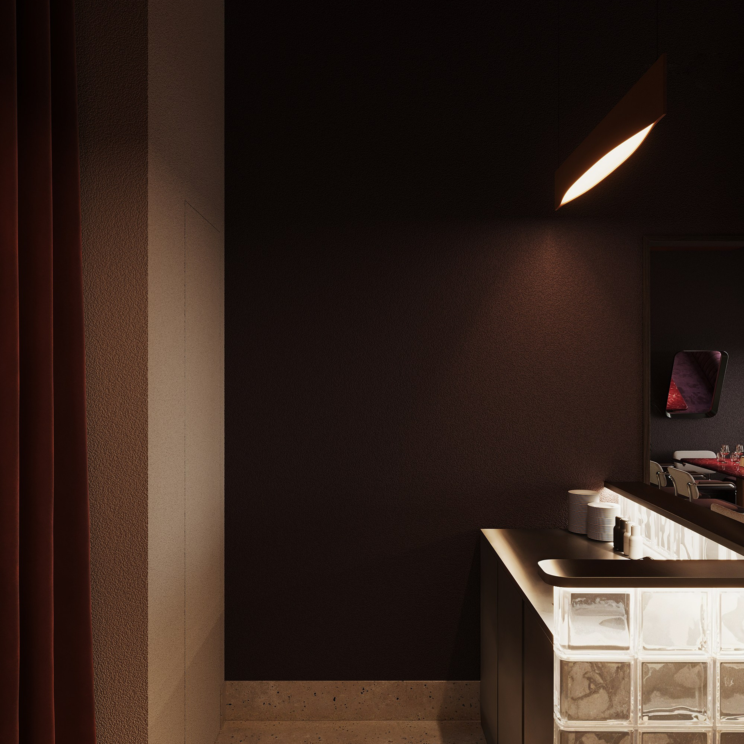 Ресторан Качуко. Ans.render. Студия архитектурной визуализации