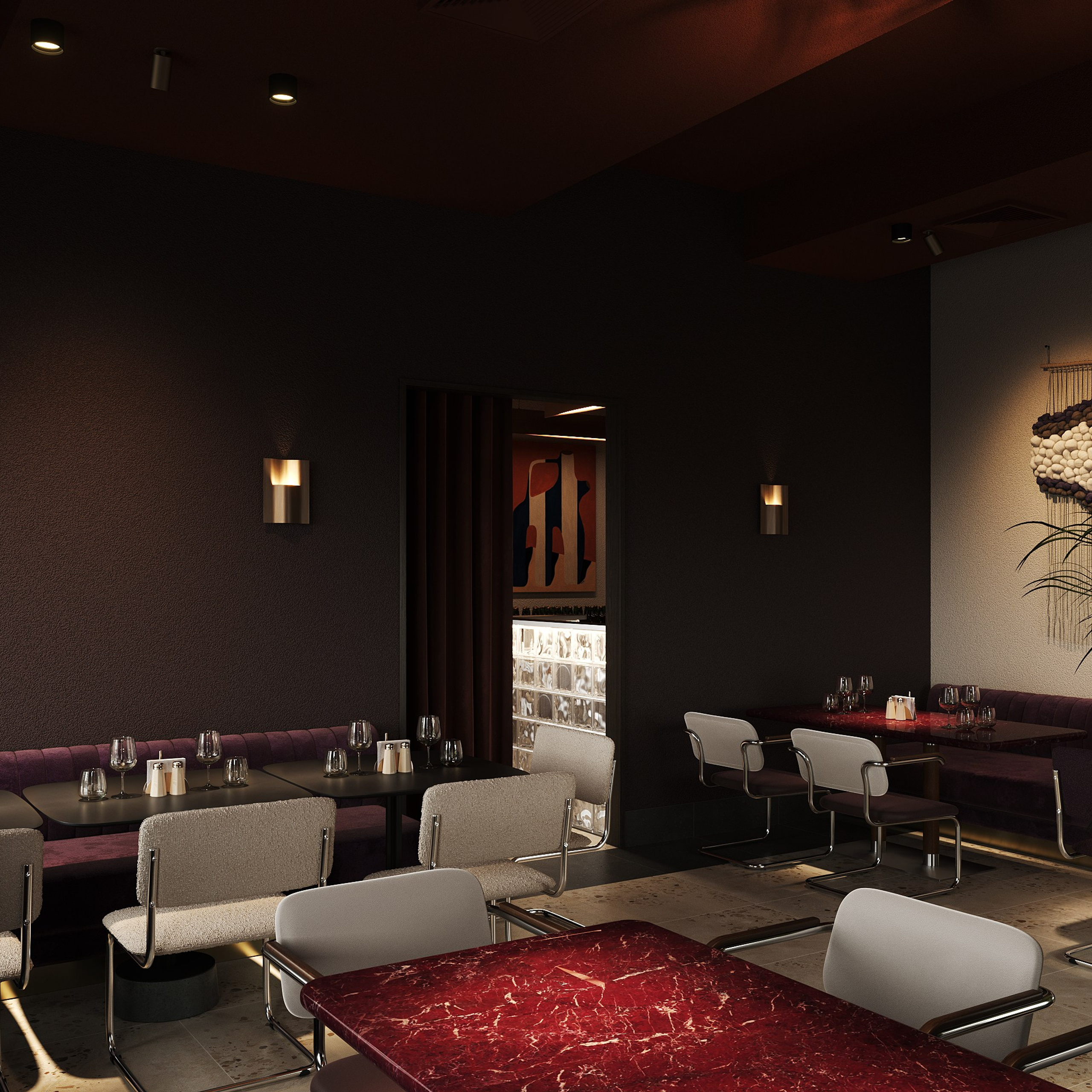 Ресторан Качуко. Ans.render. Студия архитектурной визуализации