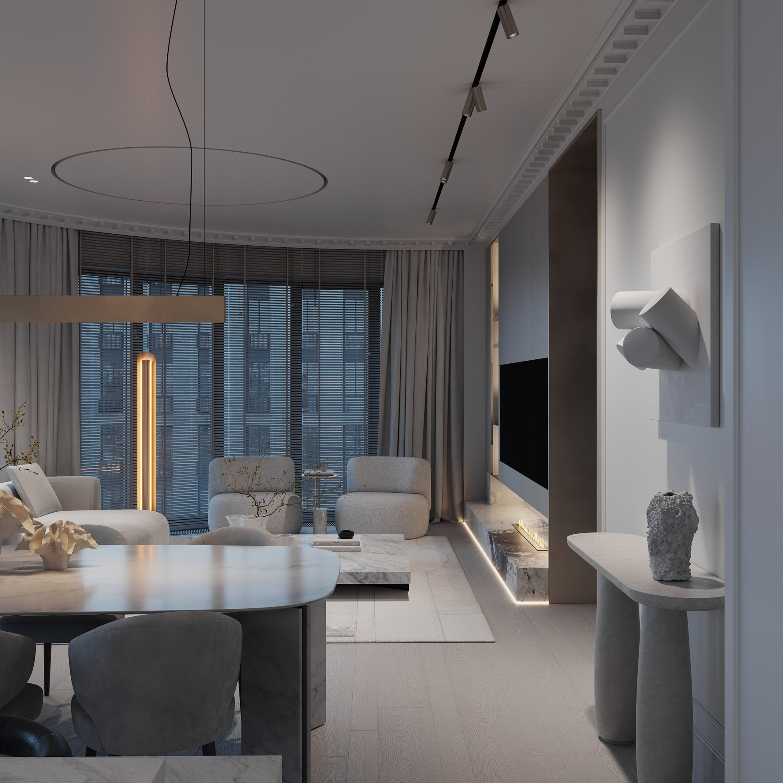 Садовые кварталы QR. Ans.render. Студия архитектурной визуализации