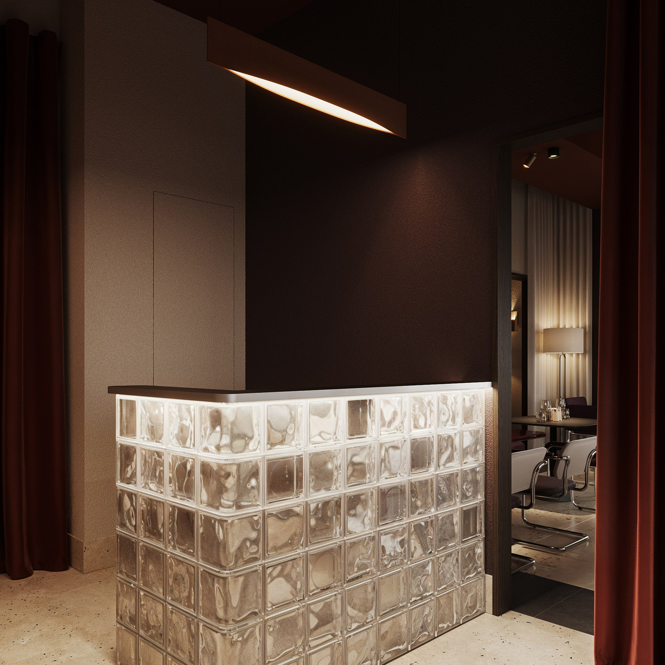 Ресторан Качуко. Ans.render. Студия архитектурной визуализации