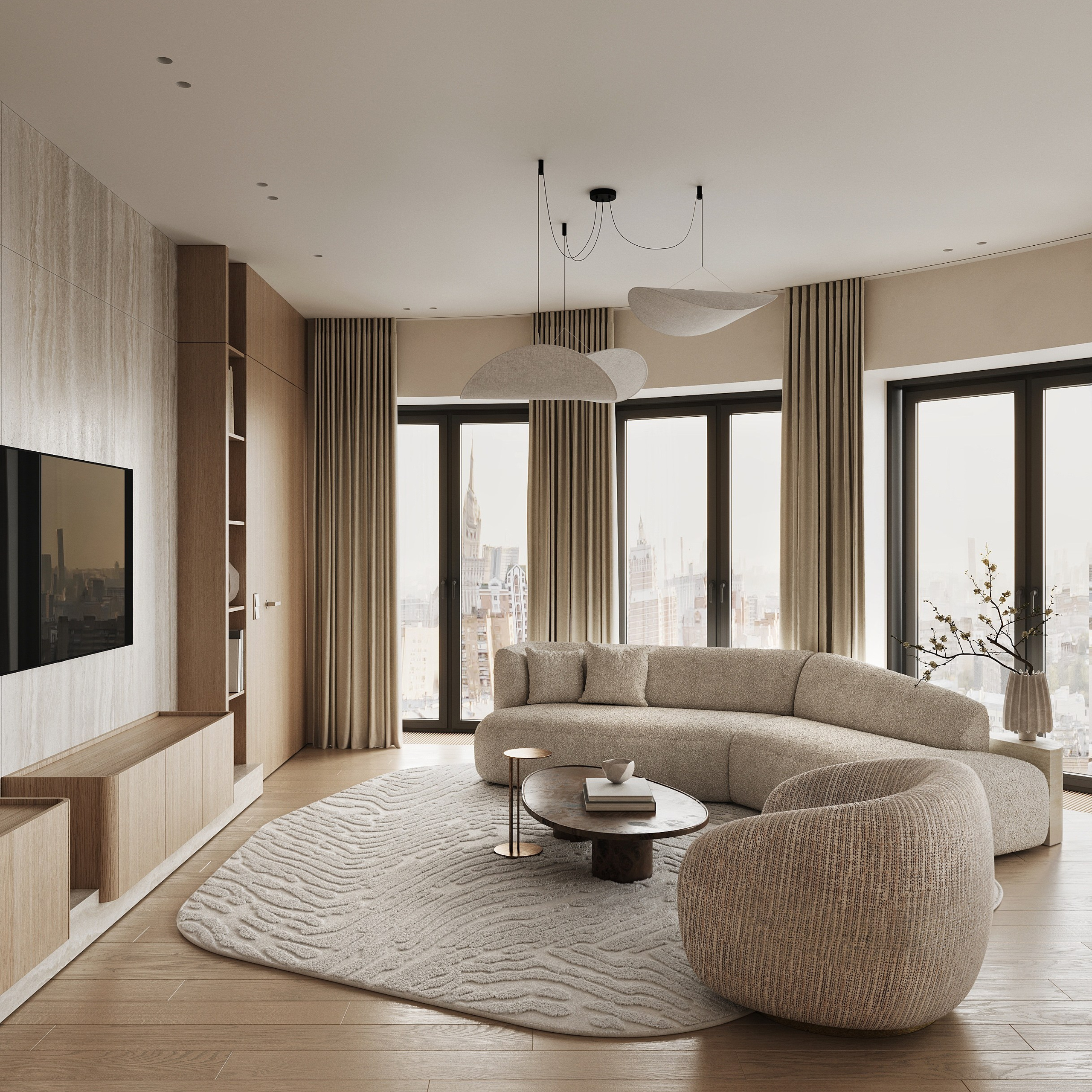 Sky View. Анс.рендер. Студия архитектурной визуализации