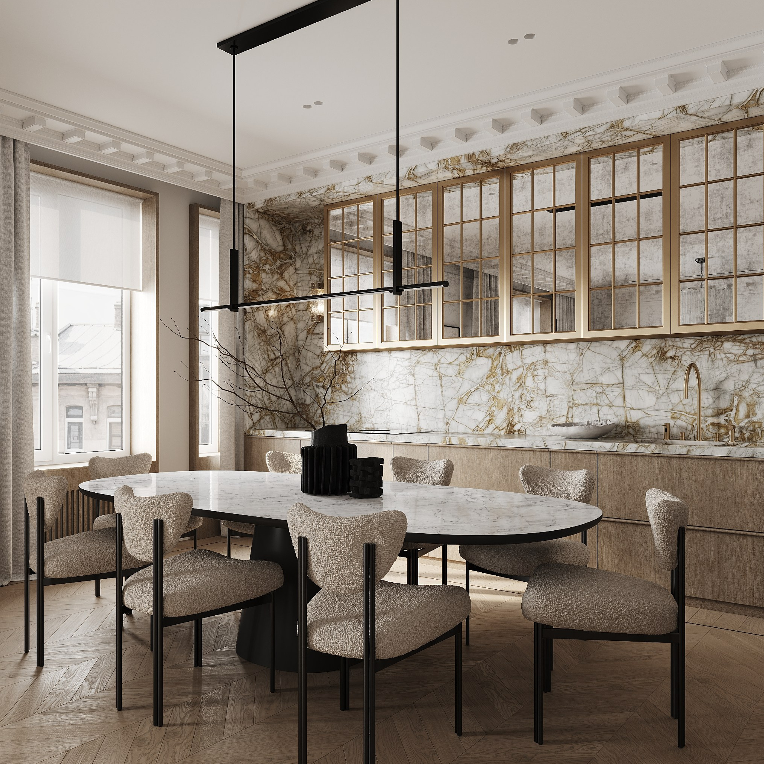 Остоженка. Ans.render. Студия архитектурной визуализации