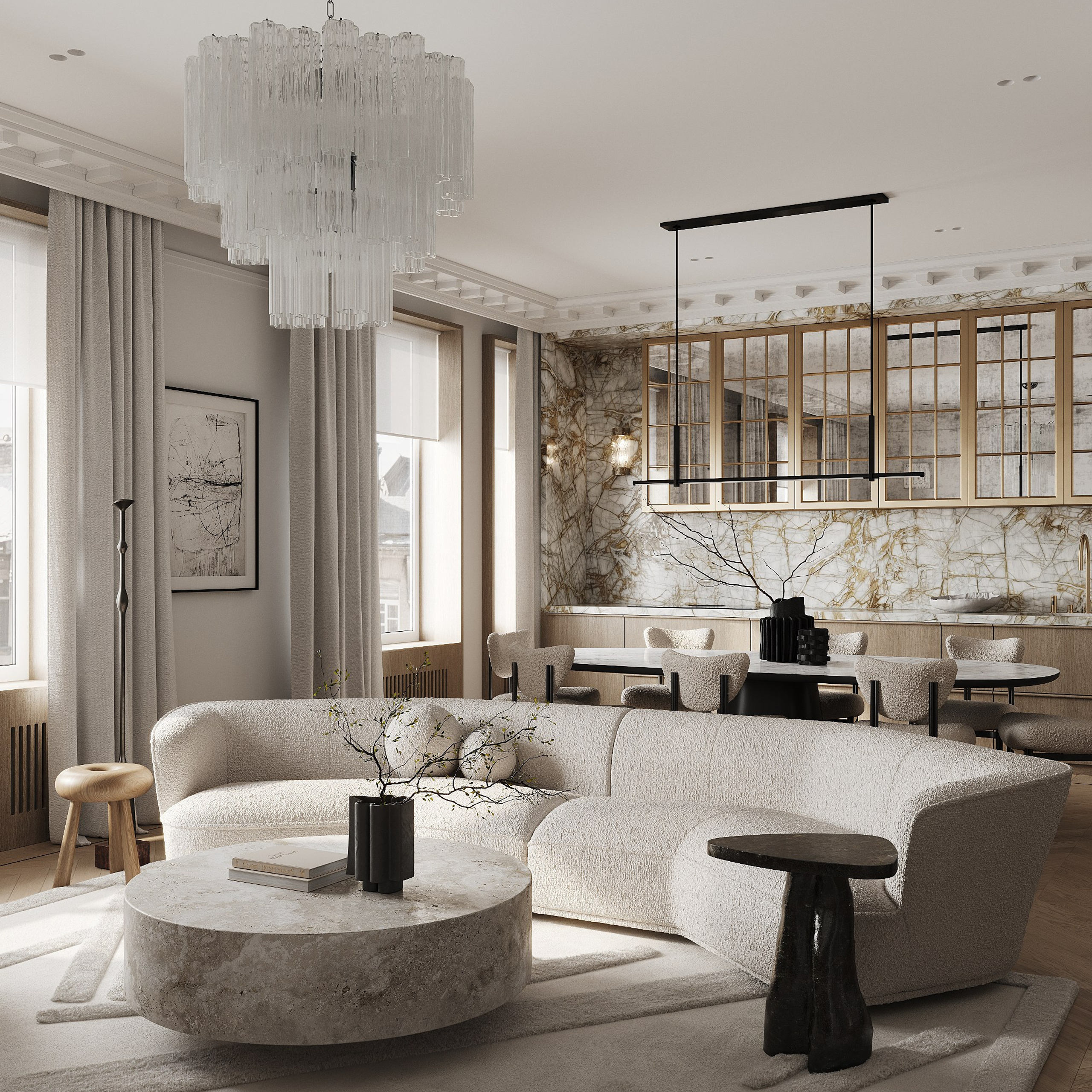 Остоженка. Ans.render. Студия архитектурной визуализации