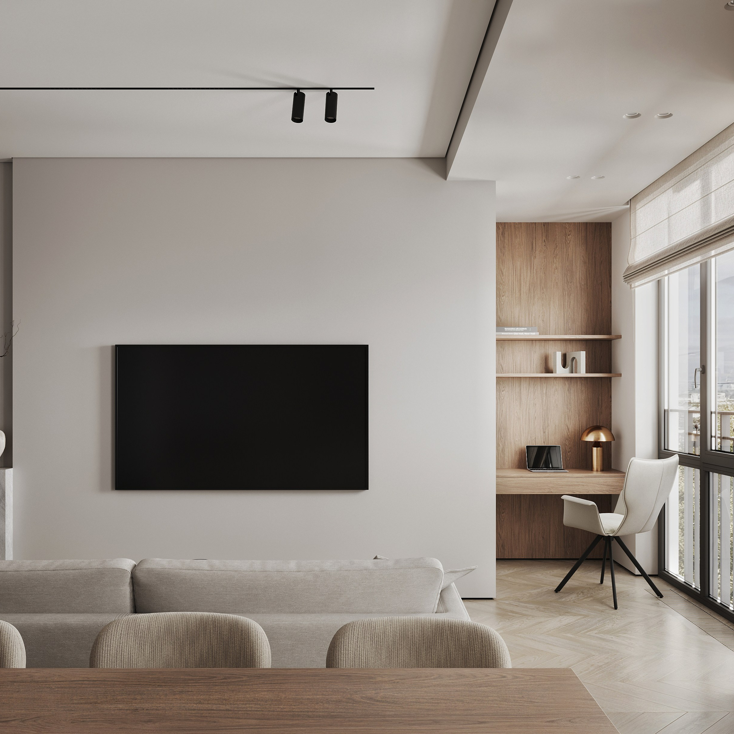 Большая семерка. Ans.render. Architectural visualisation studio