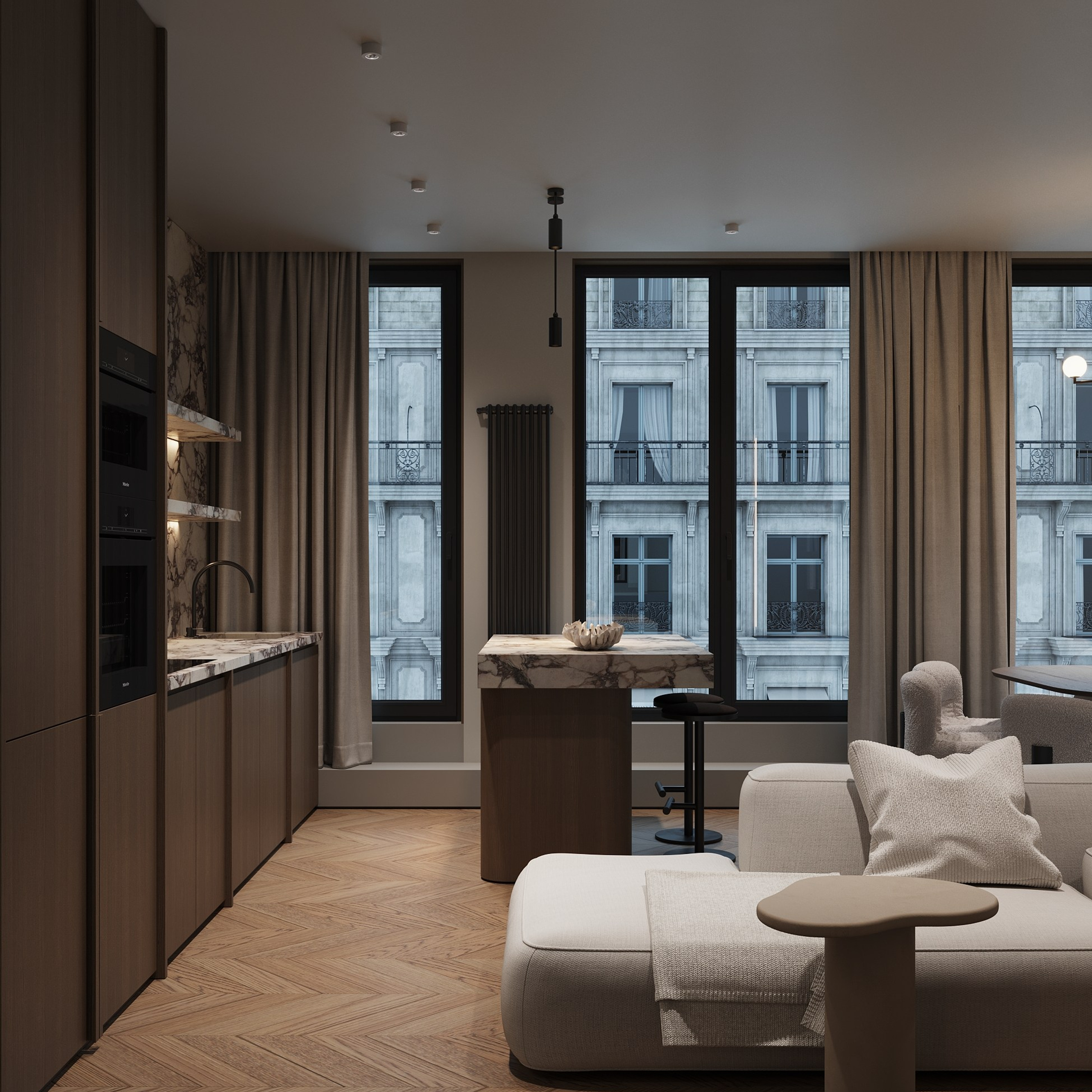 Малая Франция. Ans.render. Студия архитектурной визуализации