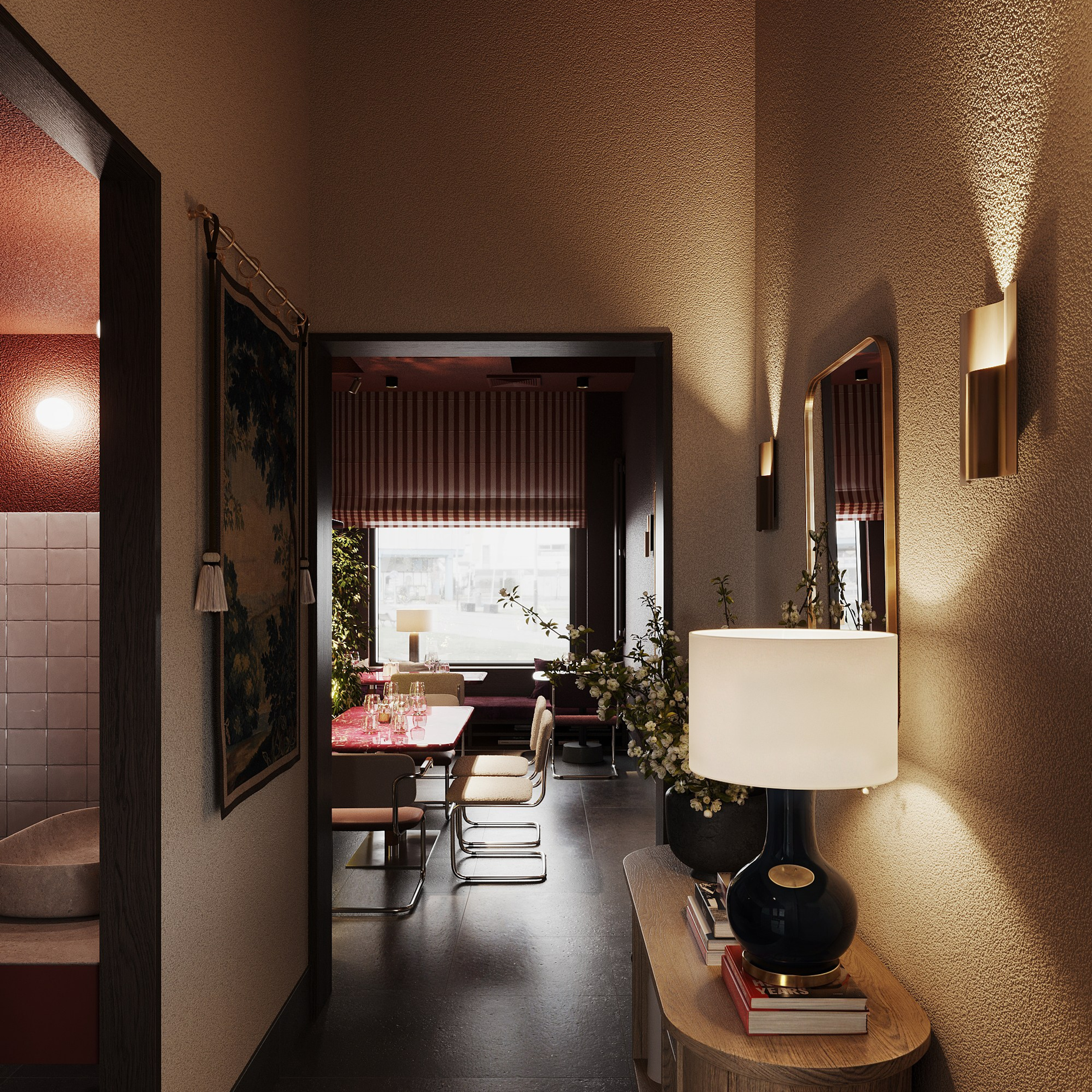 Ресторан Качуко. Ans.render. Студия архитектурной визуализации