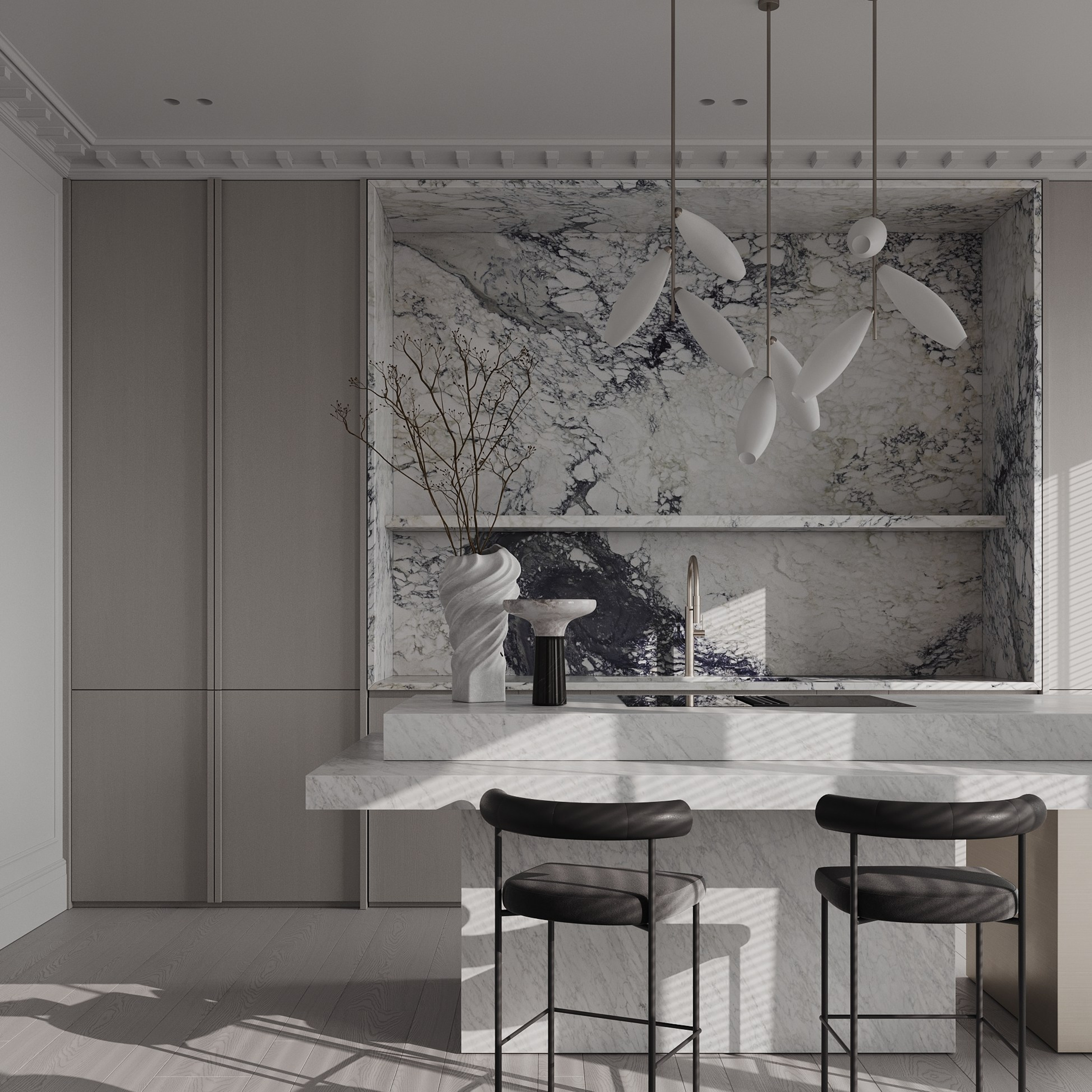 Садовые кварталы QR. Ans.render. Студия архитектурной визуализации