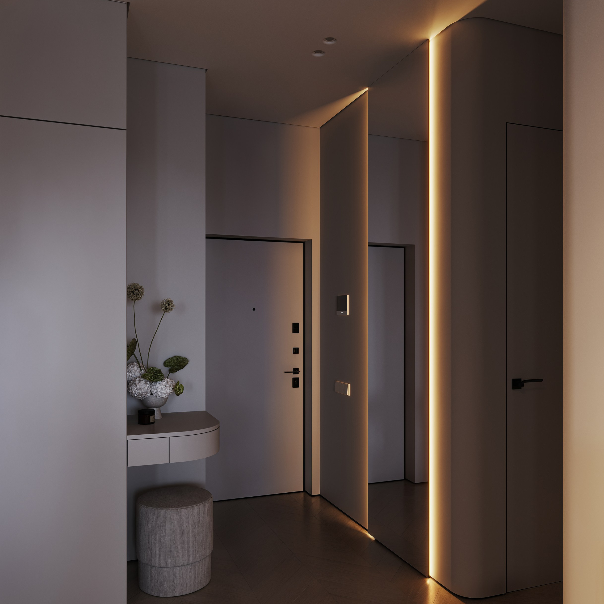 Большая семерка. Ans.render. Architectural visualisation studio