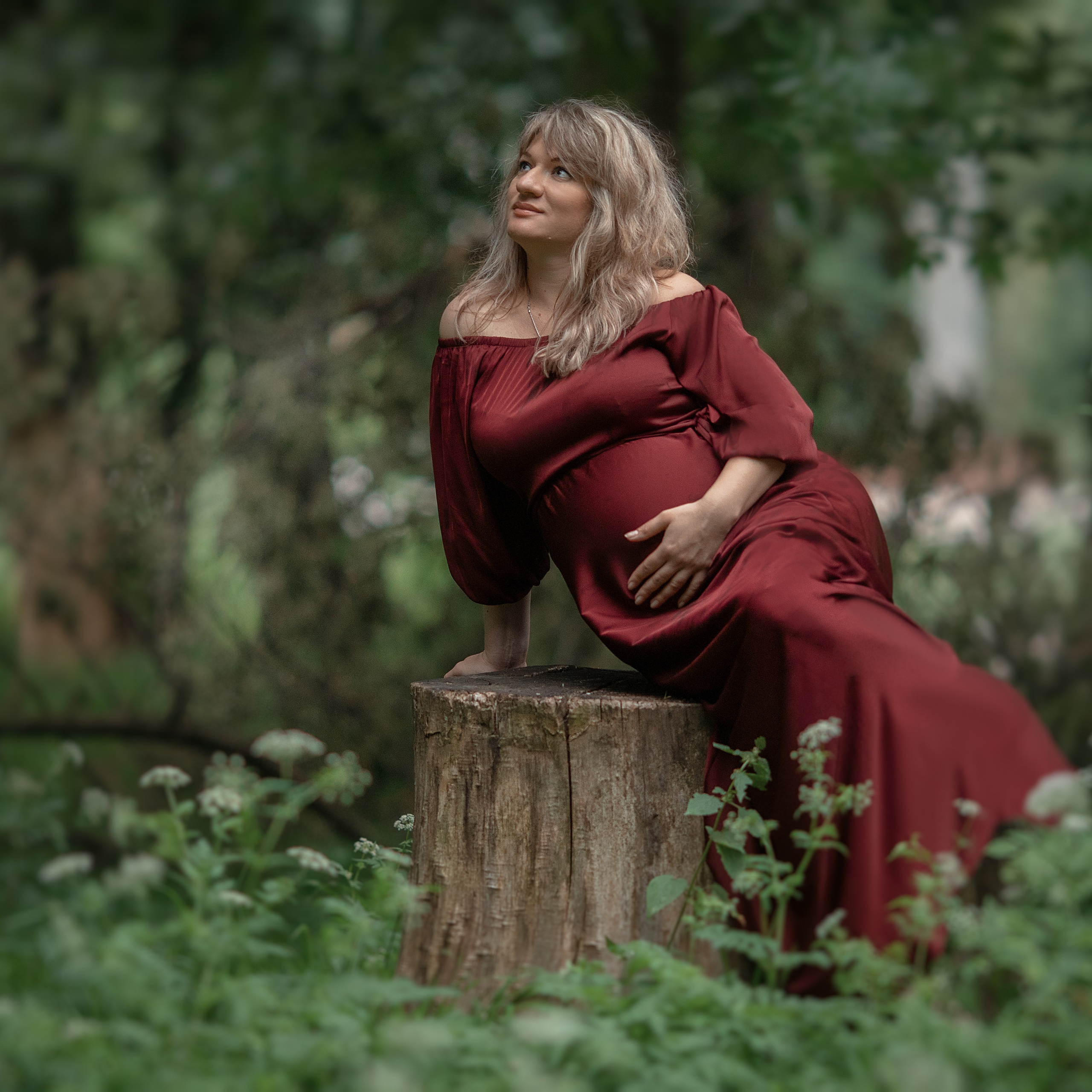 Фотосессия беременности в парке