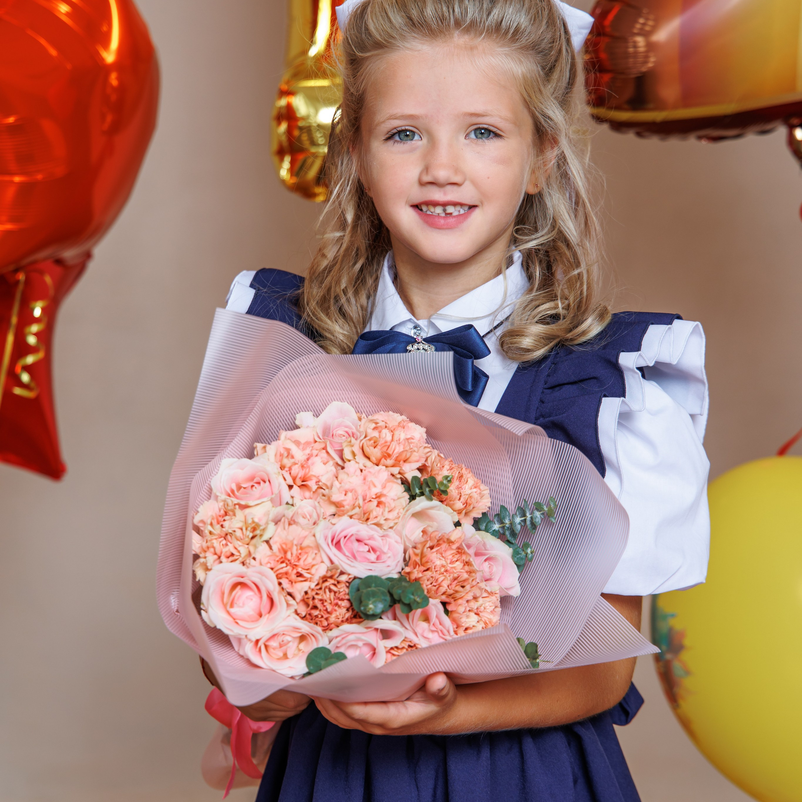 Варианты первоклашка. Школьный фотограф Саратов Золотарь Ольга