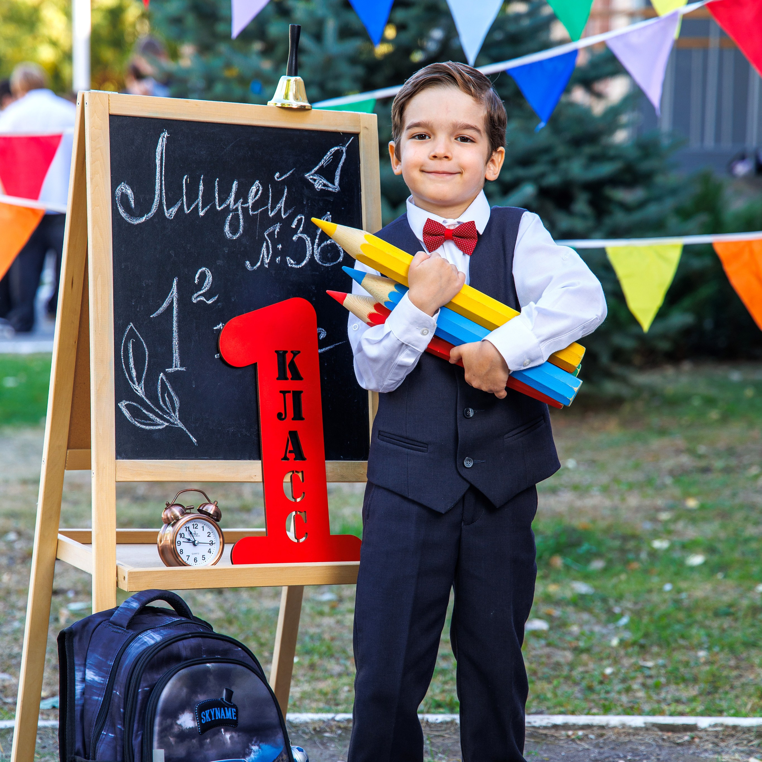 Варианты первоклашка. Школьный фотограф Саратов Золотарь Ольга