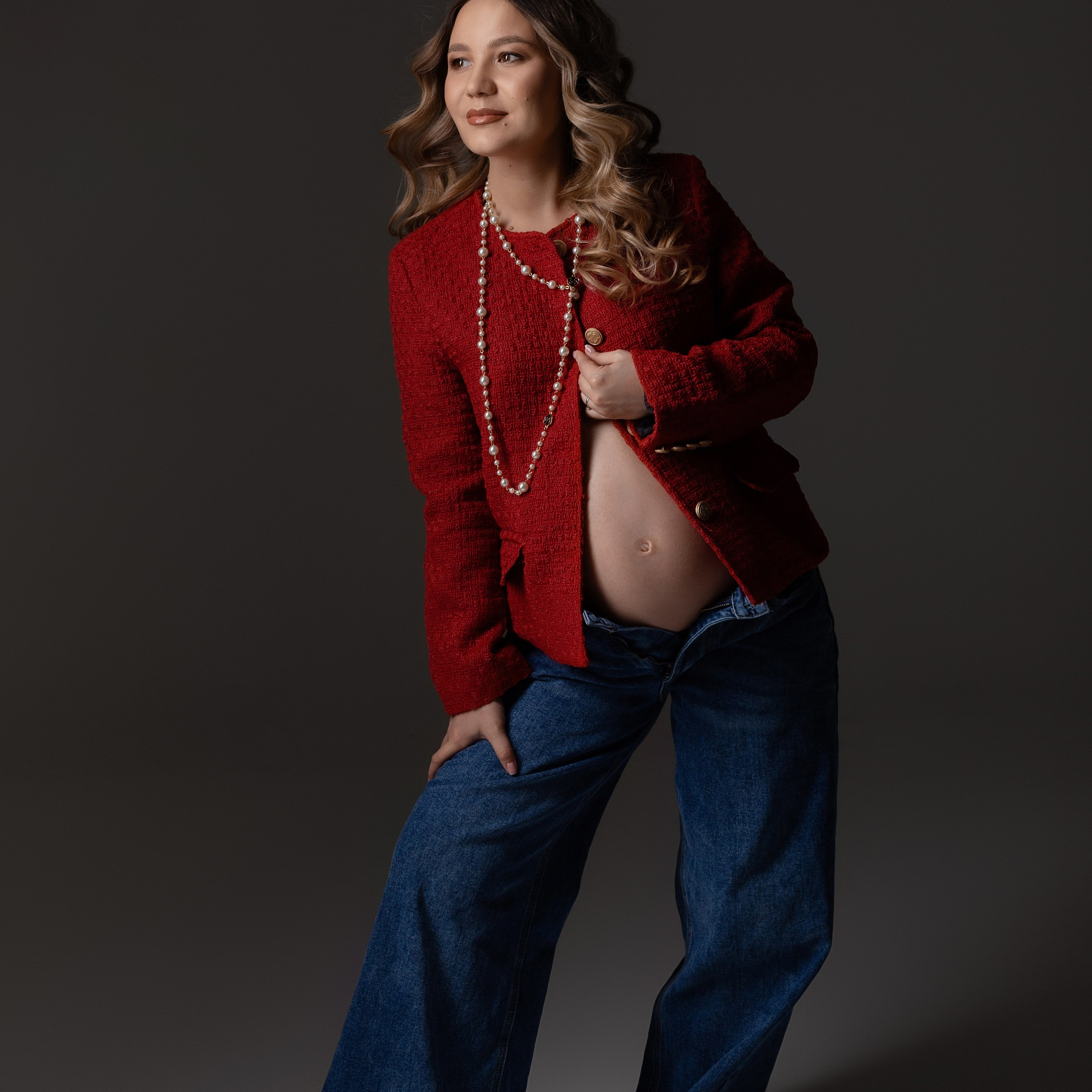 Красный пиджак