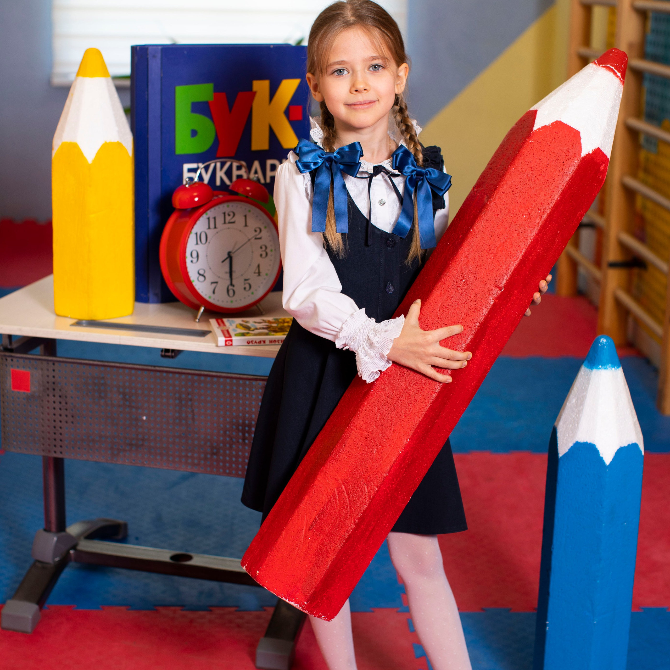 В спортзале с карандашами. Детский и школьный фотограф Тюмени Наталья Максимова