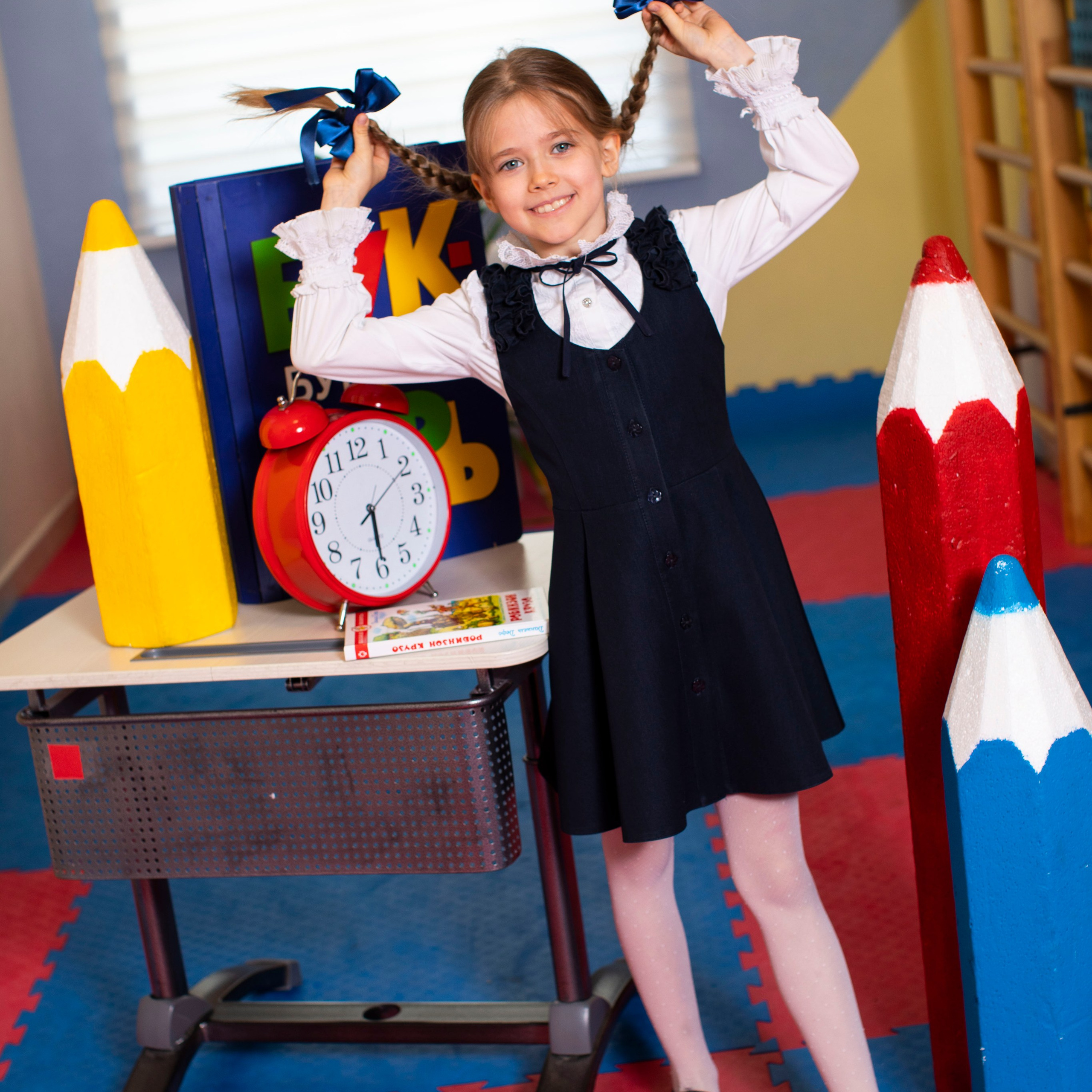 В спортзале с карандашами. Детский и школьный фотограф Тюмени Наталья Максимова