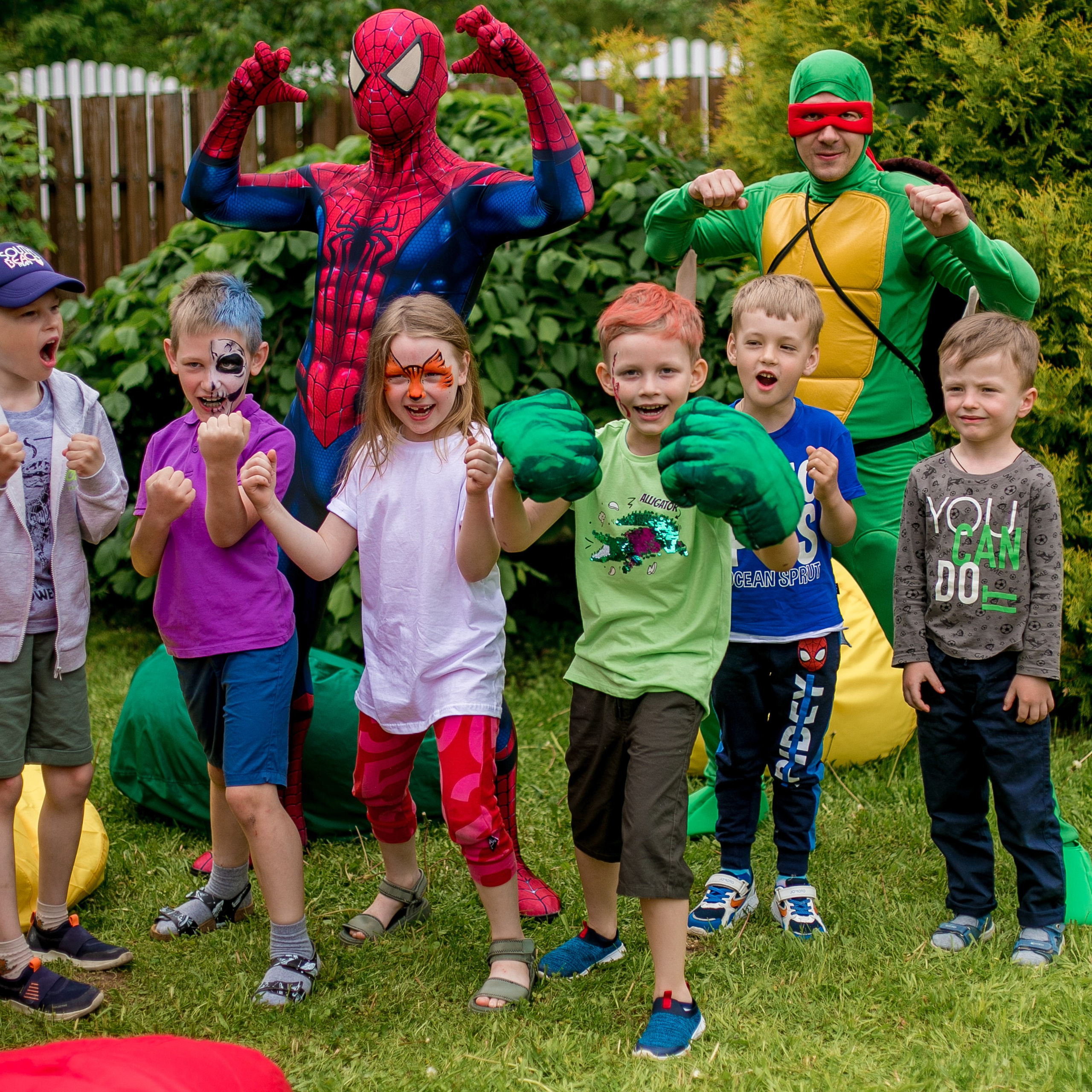 Фотосъемка детского Дня рождения на даче