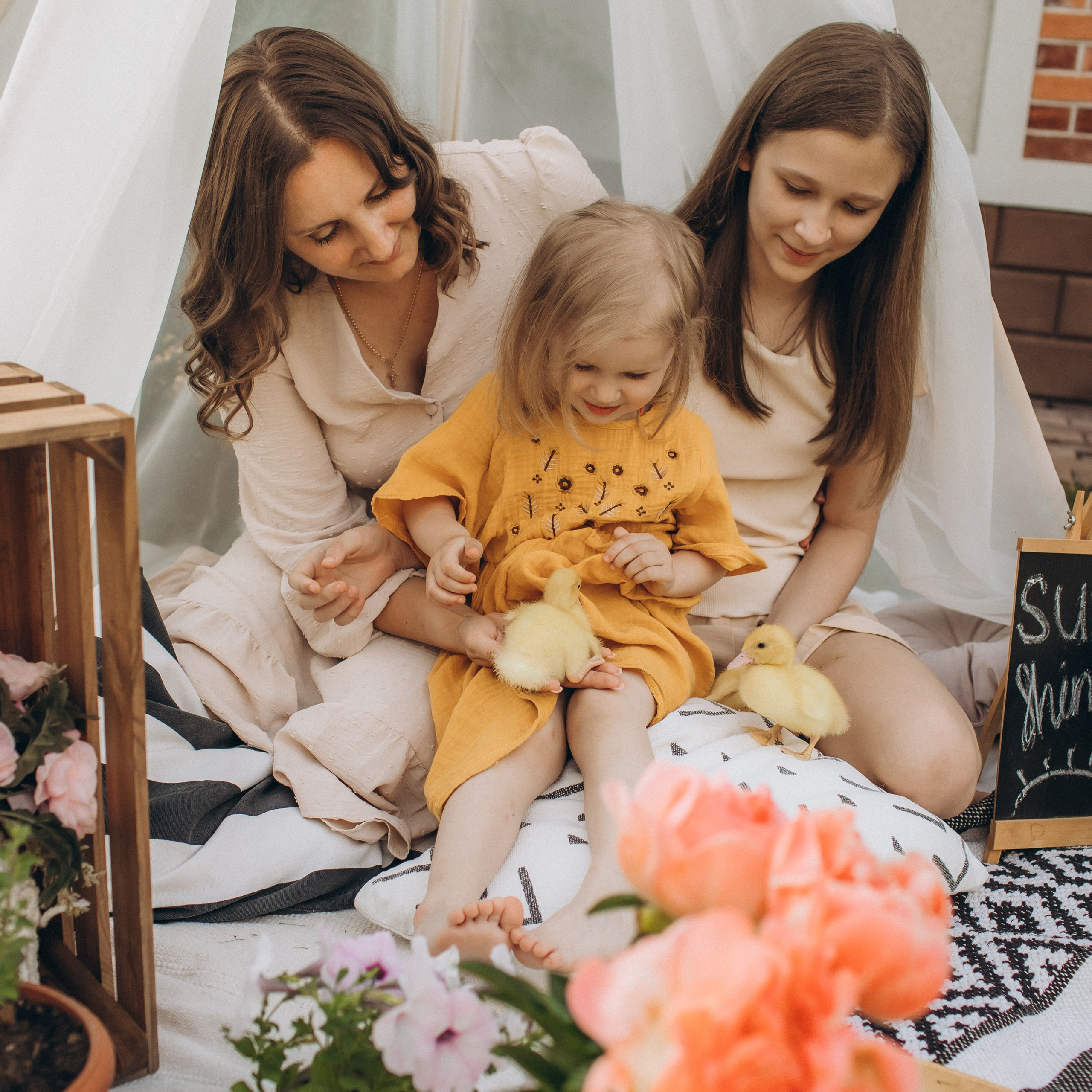 Светлана с&nbsp;дочками