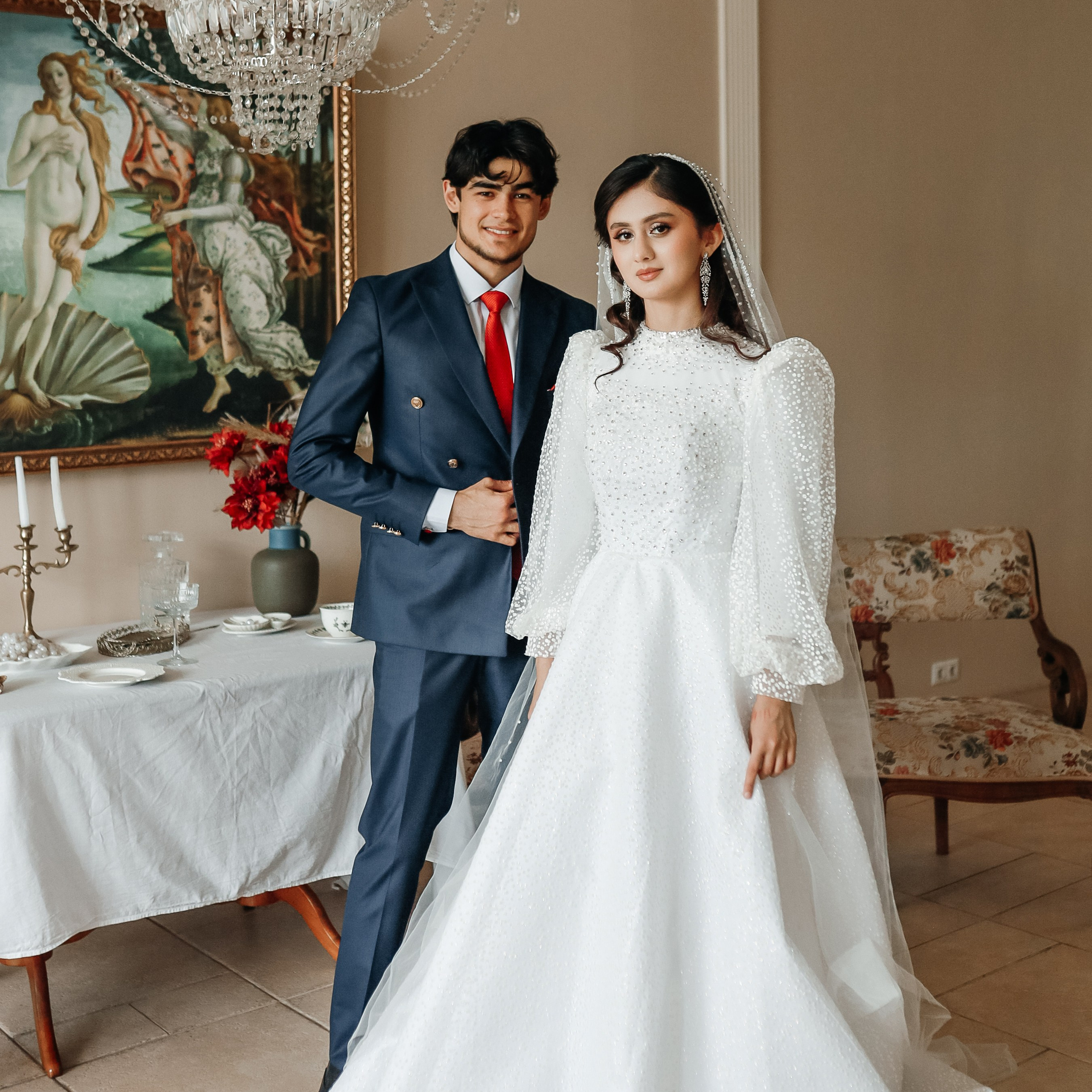 Студийная свадебная фотосессия