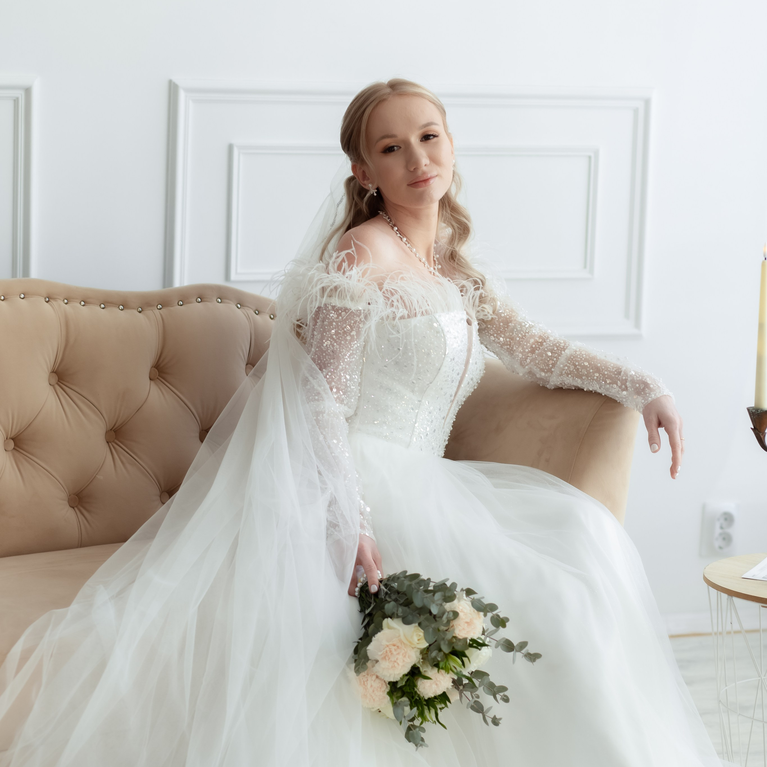 Студийные свадебные съёмки. Свадебный и семейный фотограф Можга-Ижевск Ксения Романова