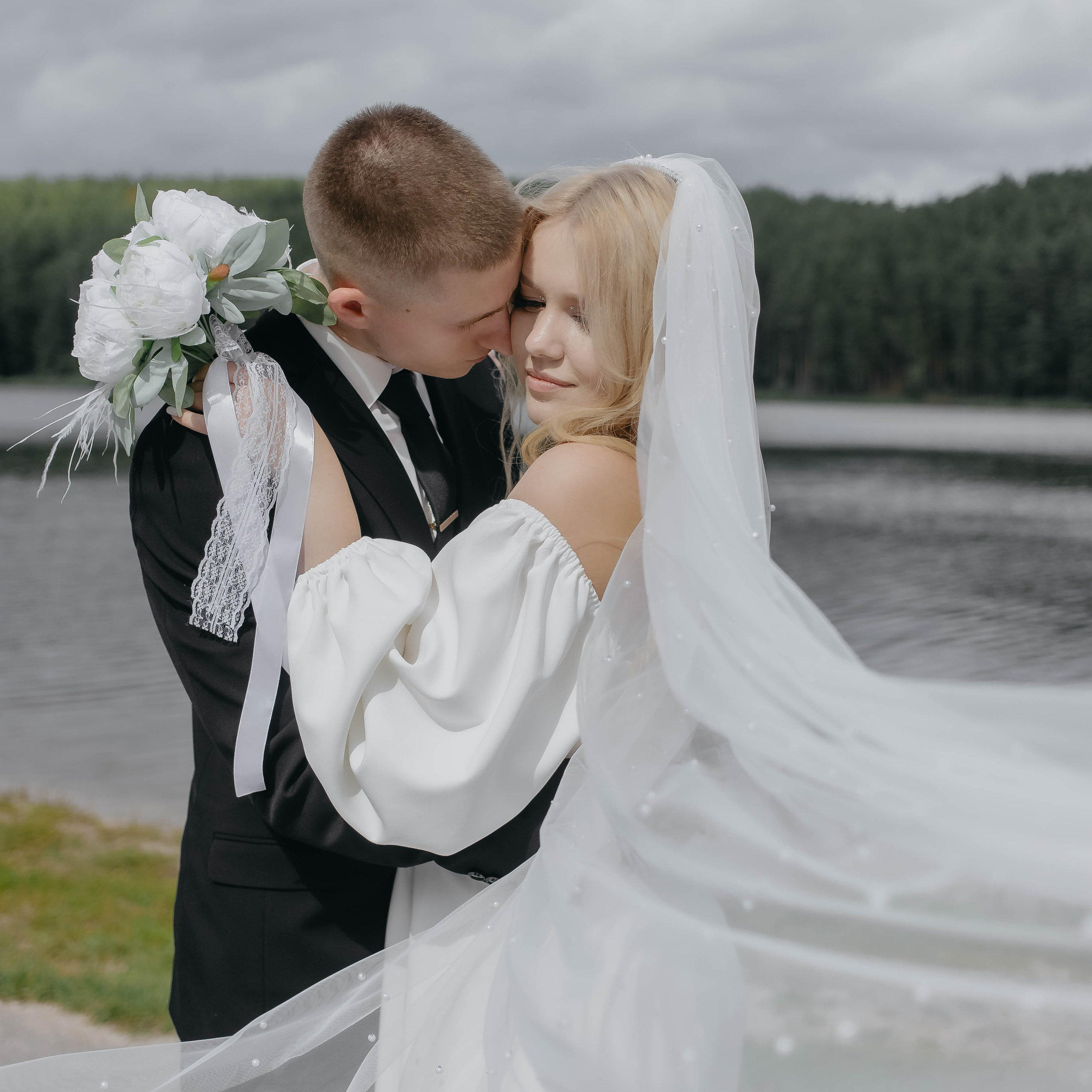 На природе