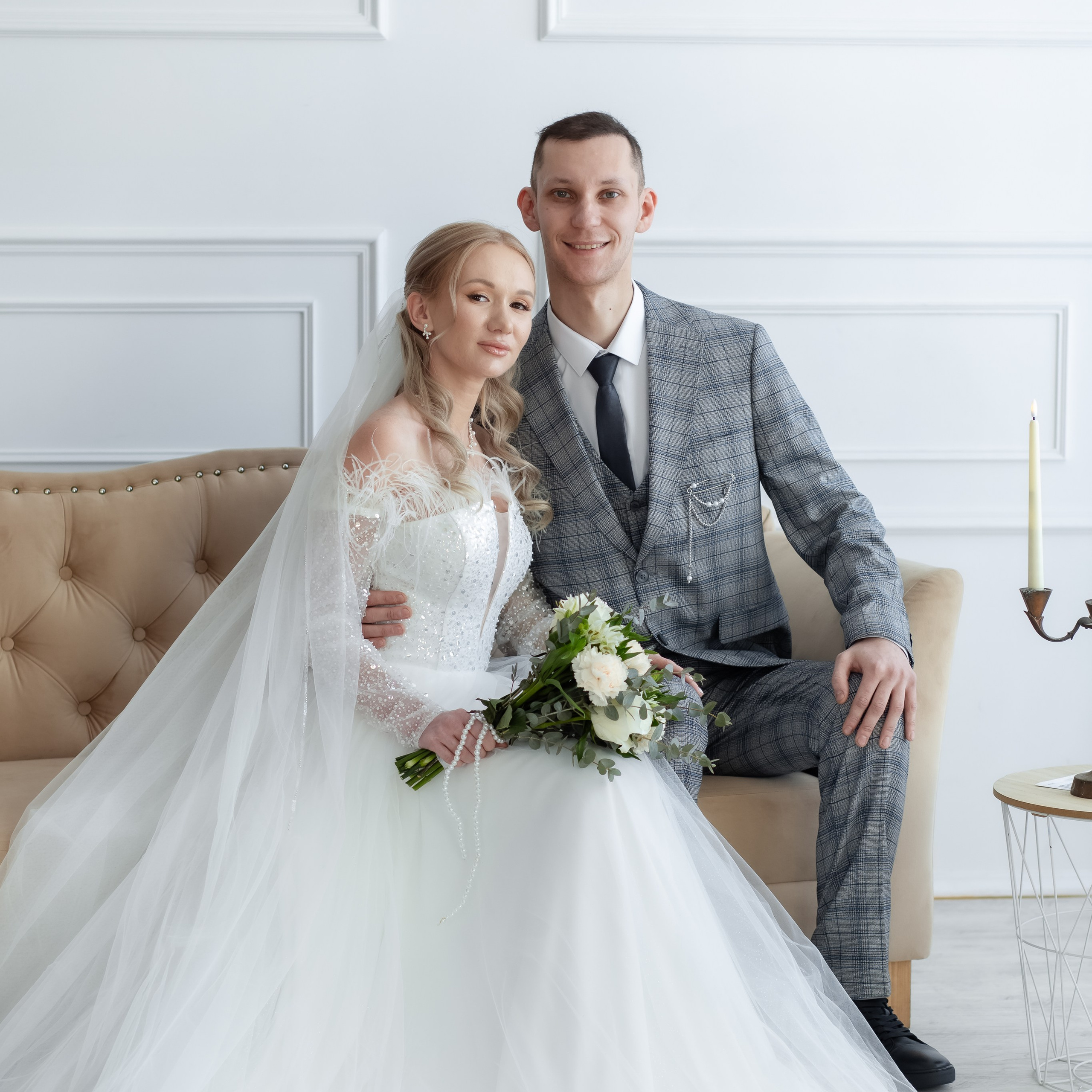 Студийные свадебные съёмки. Свадебный и семейный фотограф Можга-Ижевск Ксения Романова