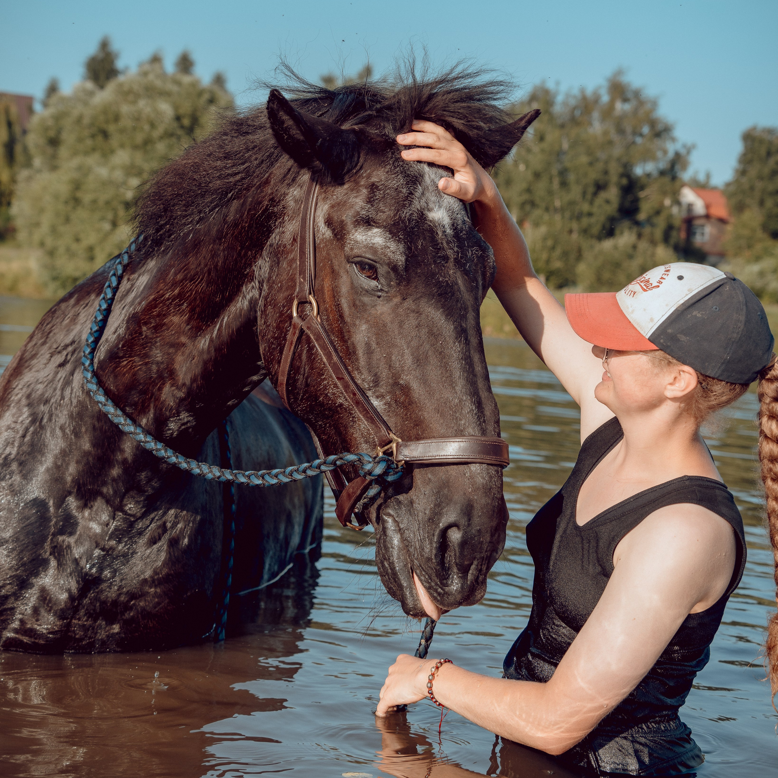 Купание лошадей 05.07.2024