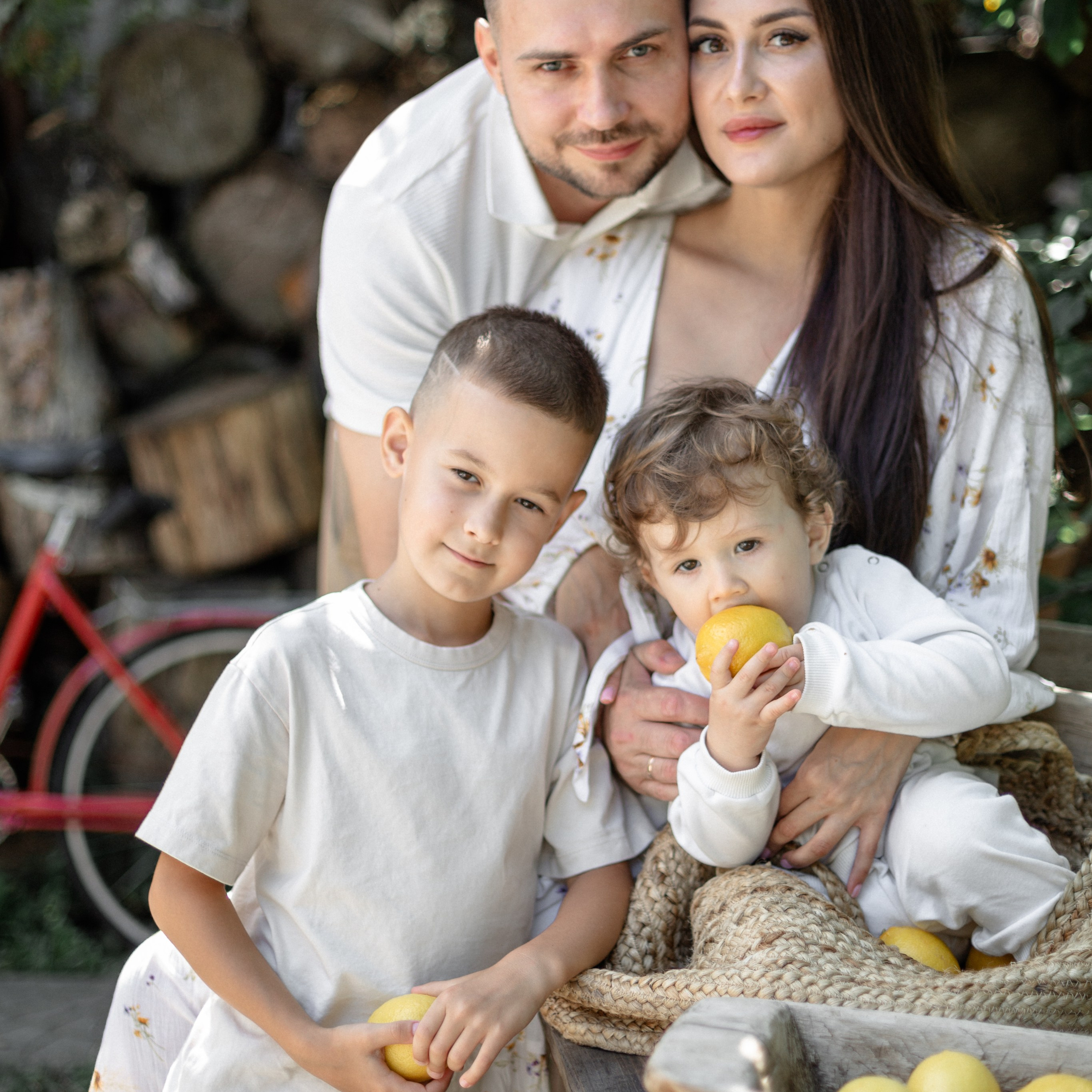 Сергей, Полина, Никита и Тимофей. Семейный и детский фотограф в Москве Анастасия Брагина
