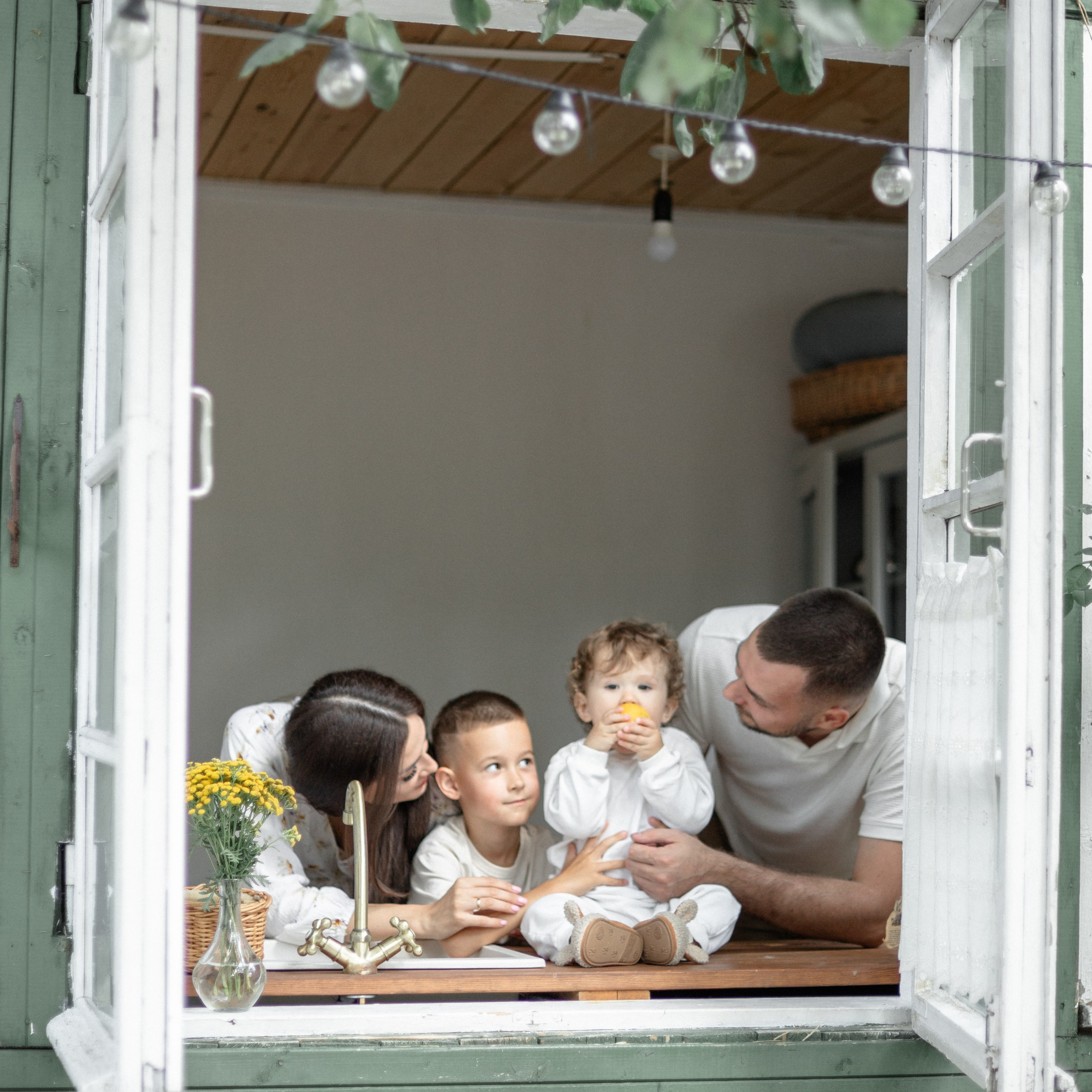 Сергей, Полина, Никита и Тимофей. Семейный и детский фотограф в Москве Анастасия Брагина