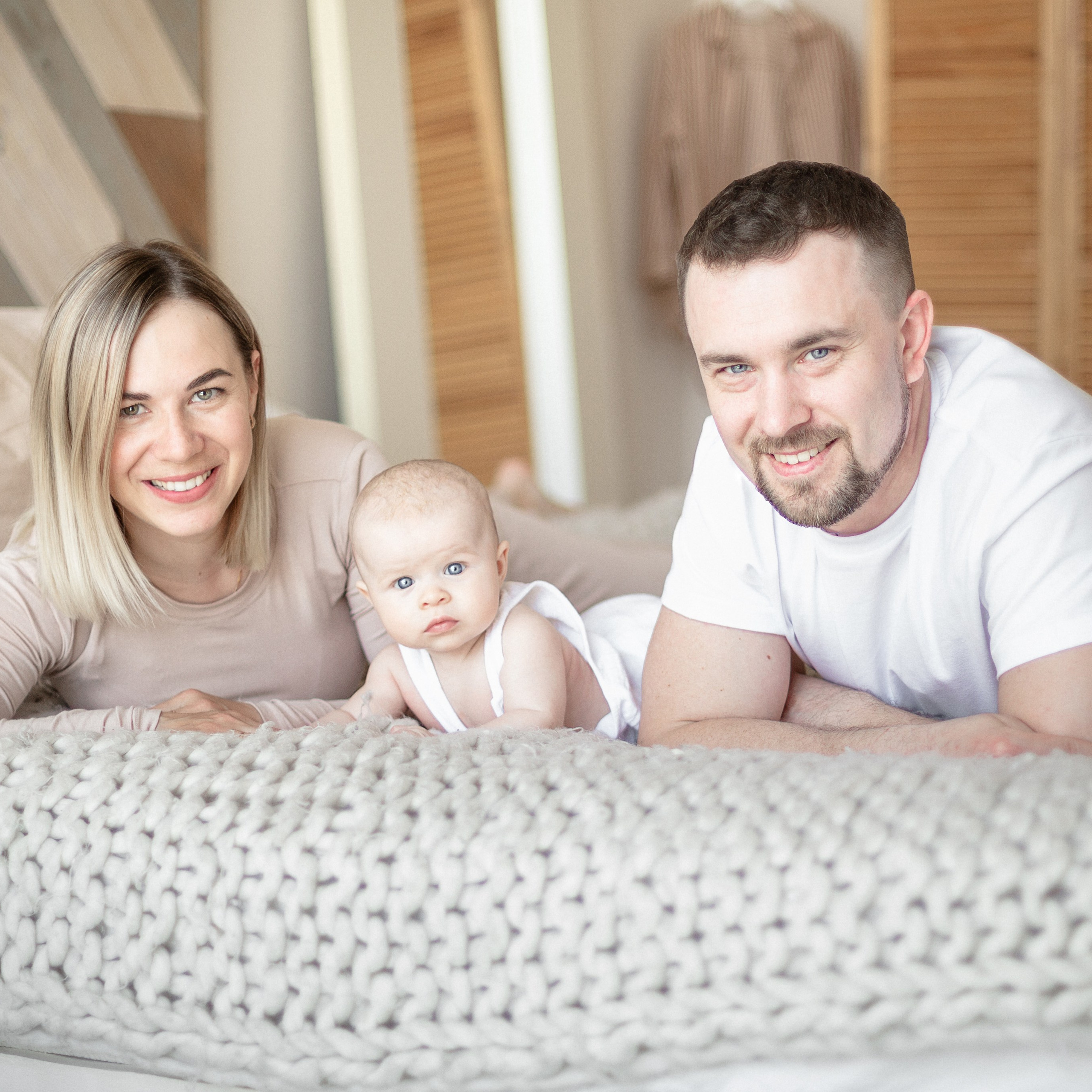 Евгения, Сергей и Матвей. Семейный и детский фотограф в Москве Анастасия Брагина