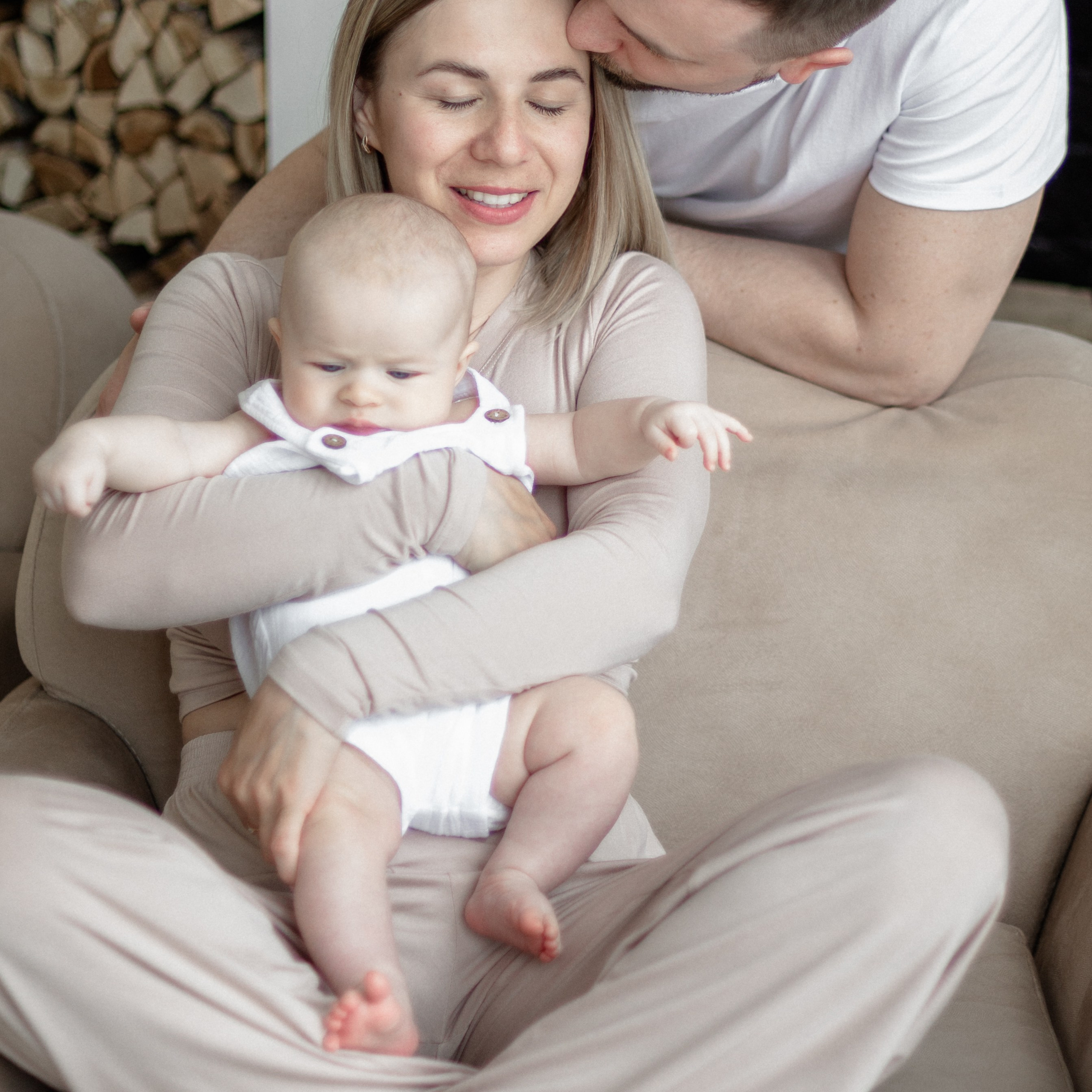 Евгения, Сергей и Матвей. Семейный и детский фотограф в Москве Анастасия Брагина
