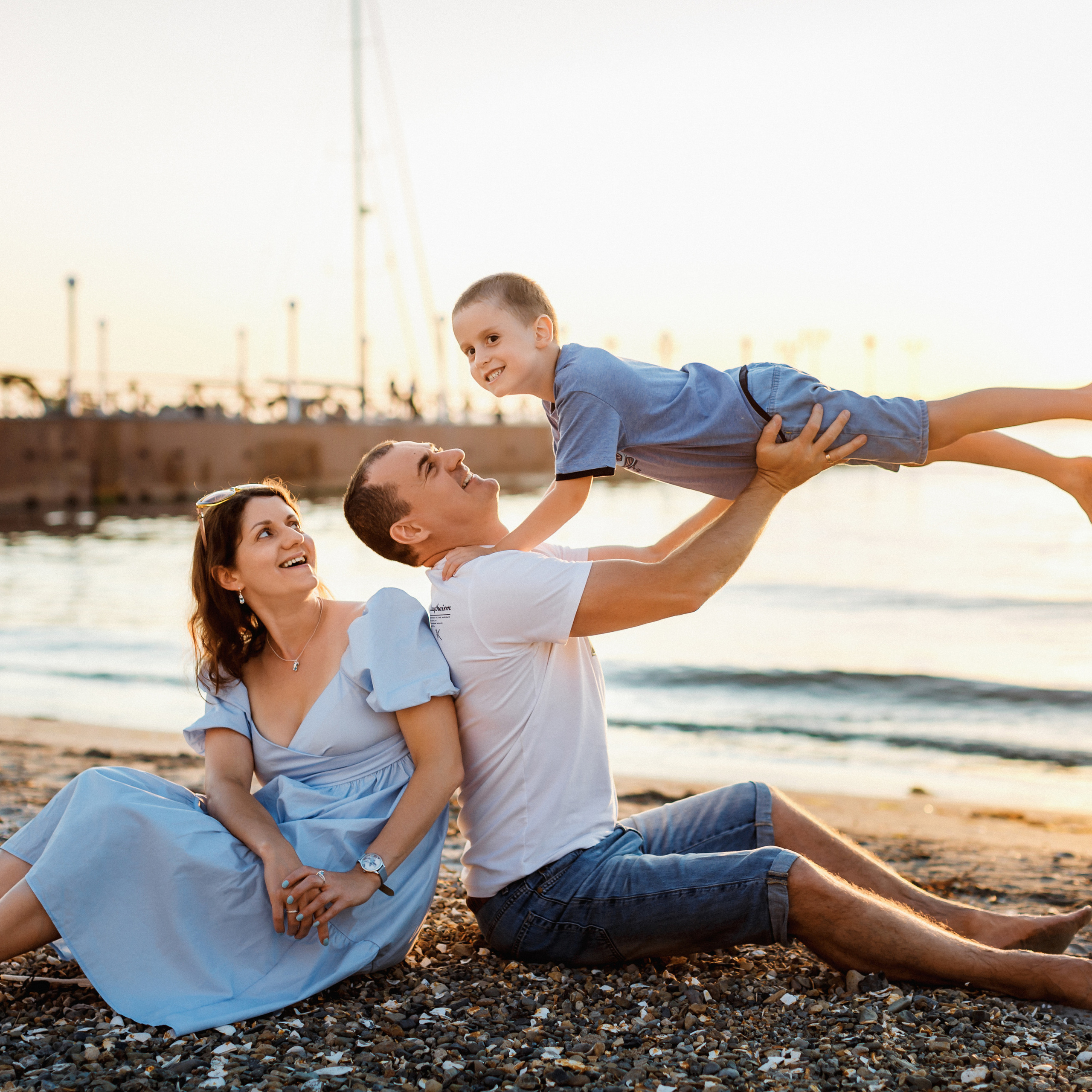 На природе