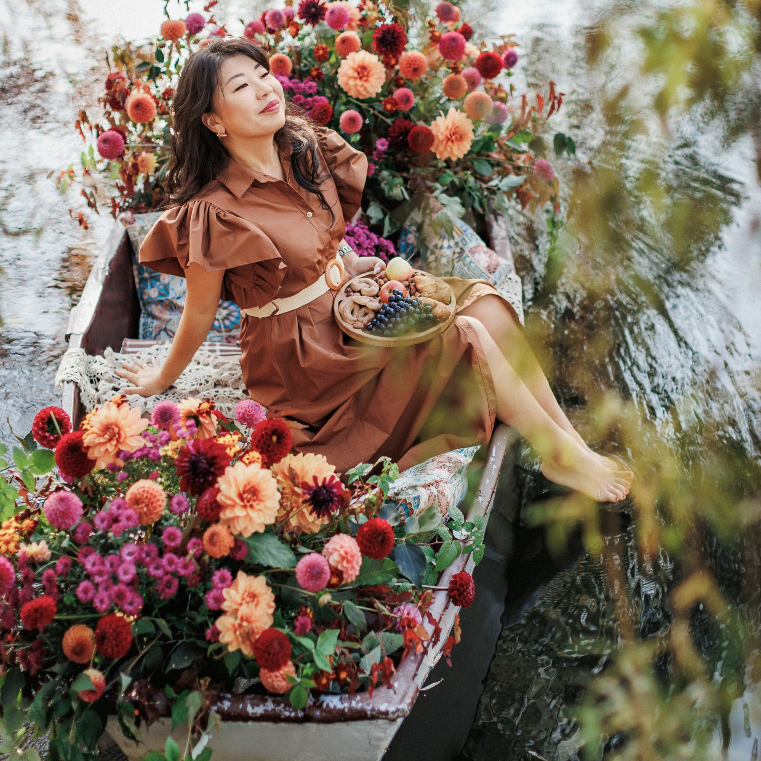 Фотопроект «Лодка в цветах»