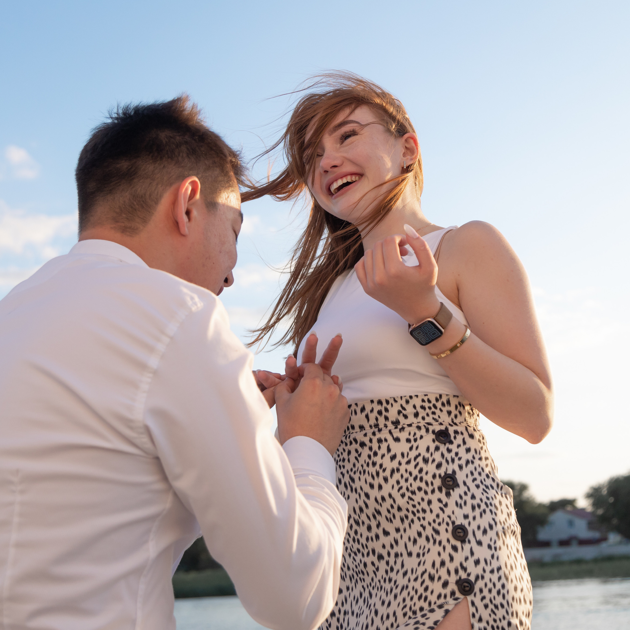 Амир и Вика (предложение). Профессиональный фотограф в Астрахани Оганян Аревик